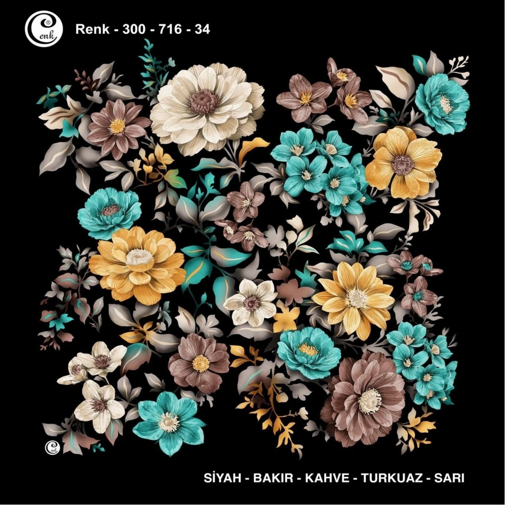 Cenk Desenli Oyalık Yazma 716-34