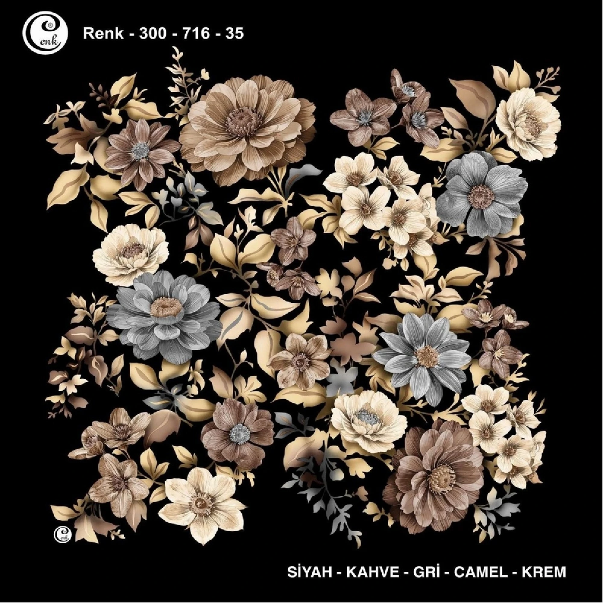 Cenk Desenli Oyalık Yazma 716-35