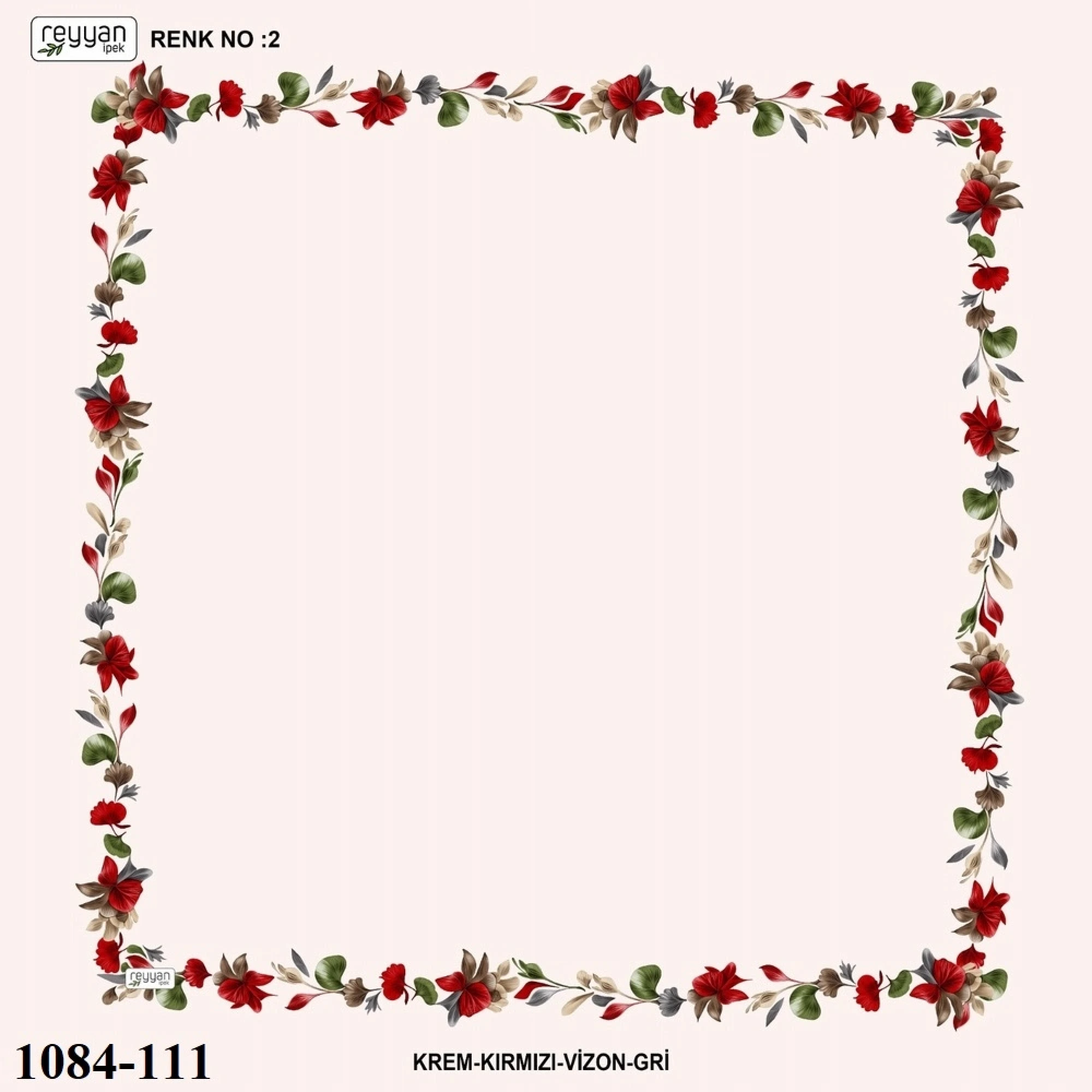 Reyyan İpek İçi Boş Desenli Oyalık Yazma 1084-111