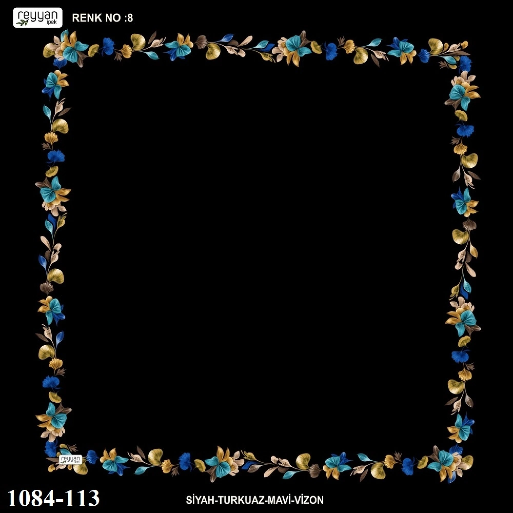 Reyyan İpek İçi Boş Desenli Oyalık Yazma 1084-113