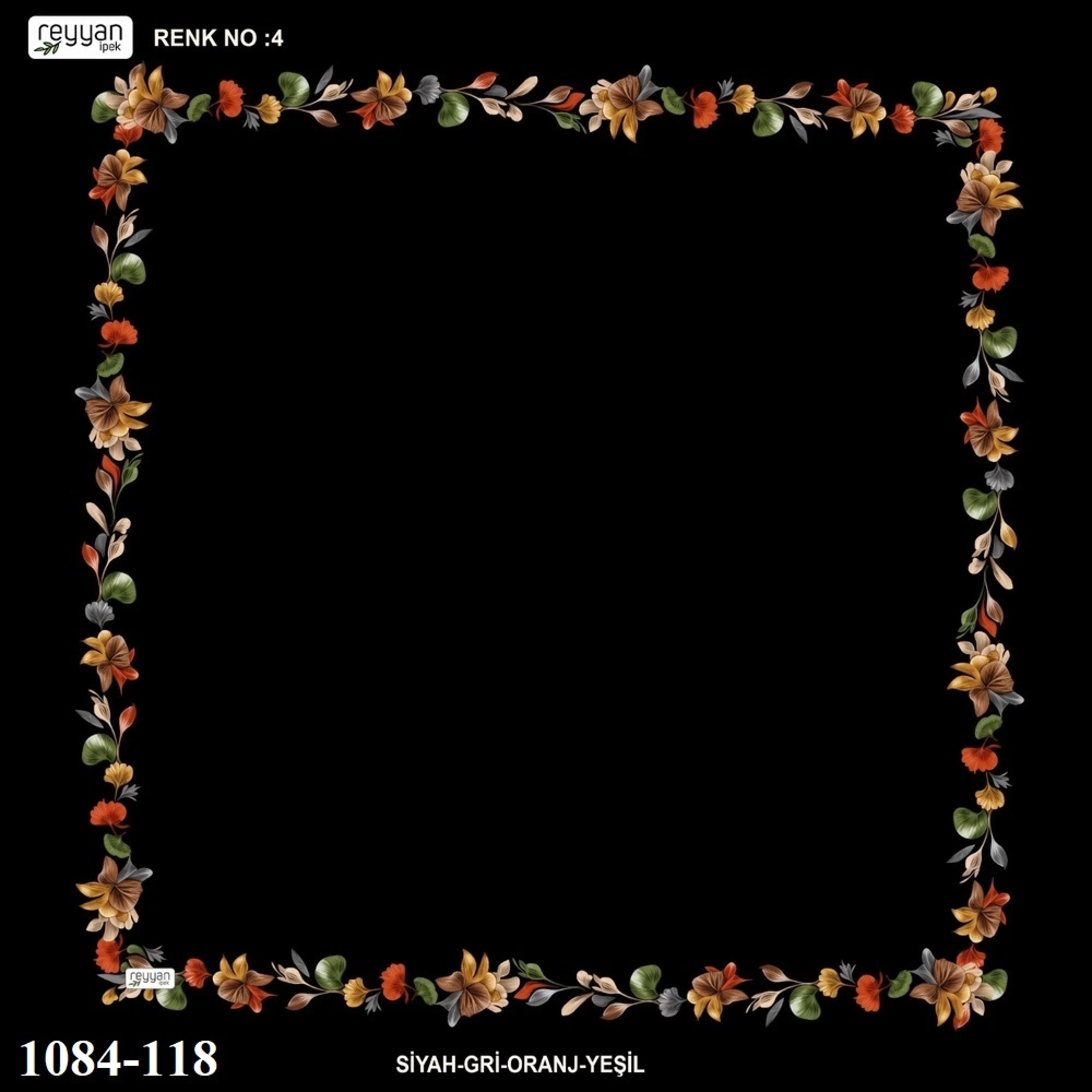 Reyyan İpek İçi Boş Desenli Oyalık Yazma 1084-118