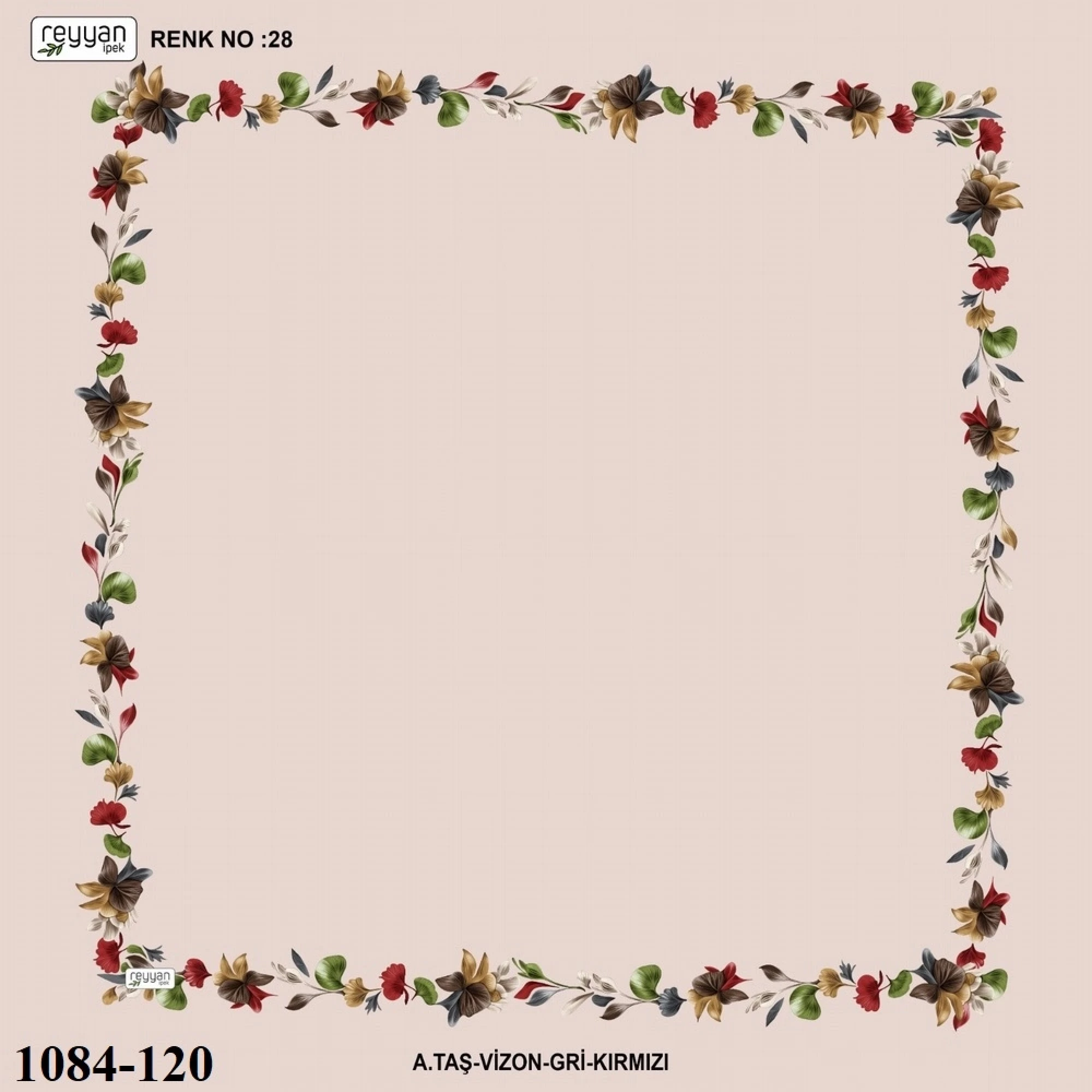 Reyyan İpek İçi Boş Desenli Oyalık Yazma 1084-120