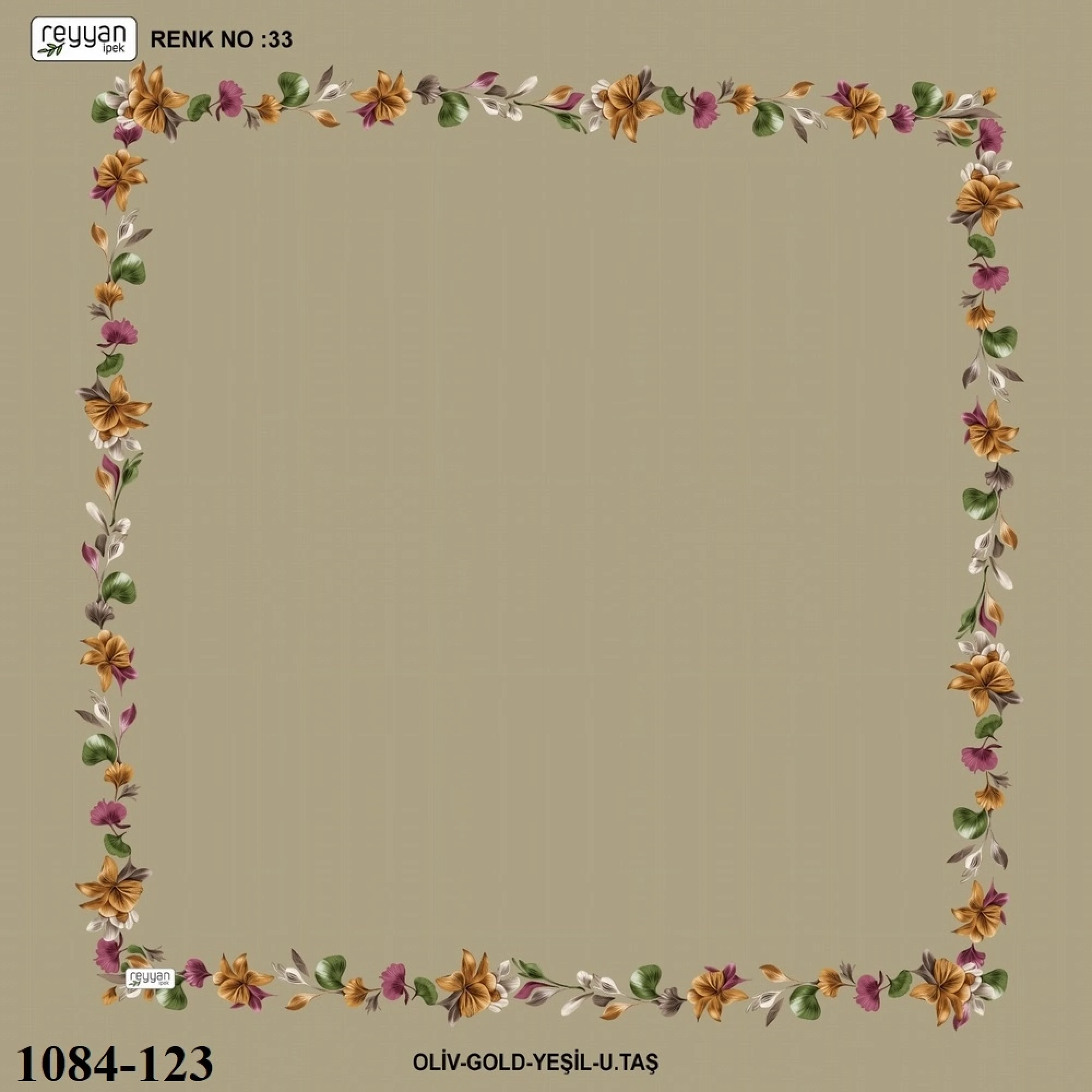 Reyyan İpek İçi Boş Desenli Oyalık Yazma 1084-123