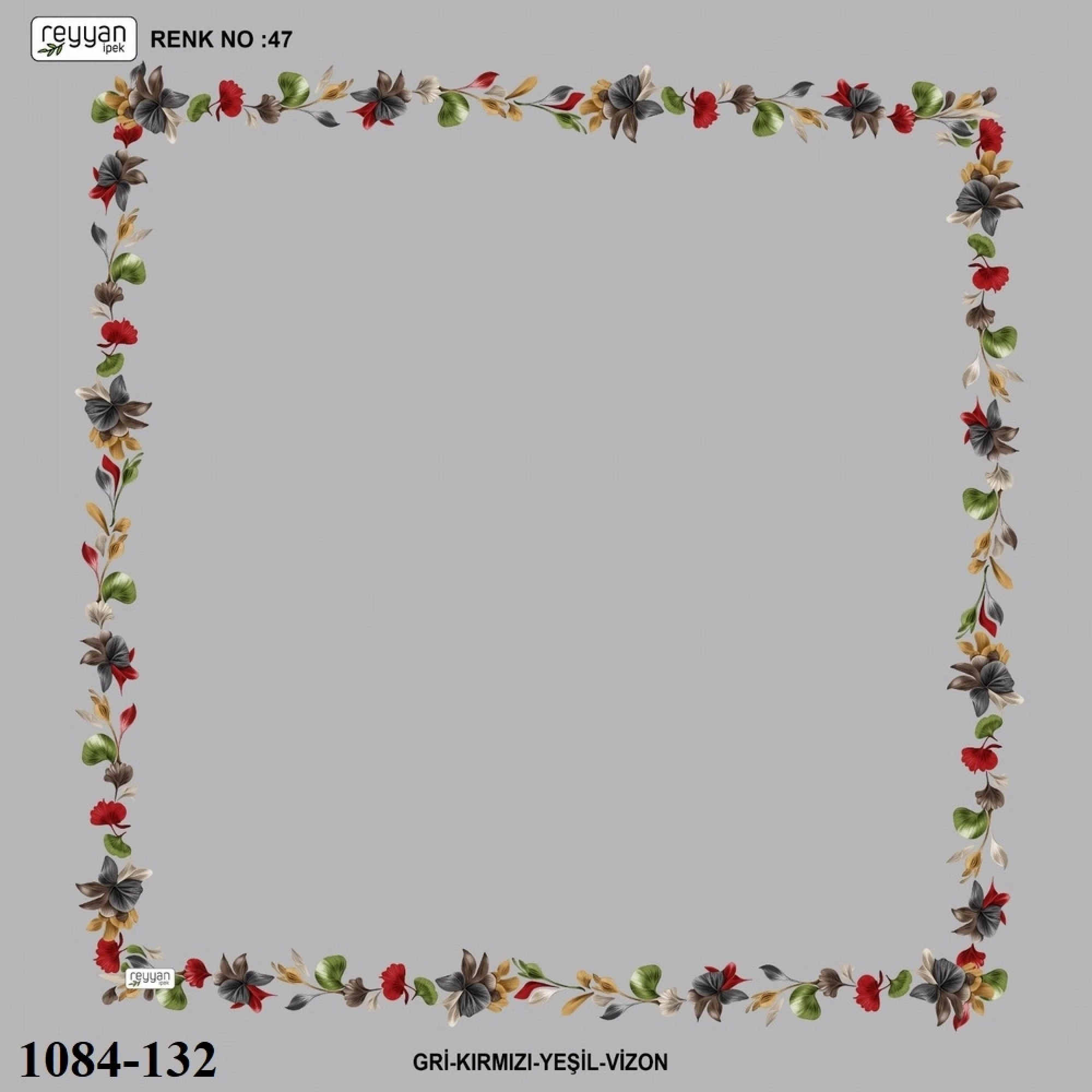 Reyyan İpek İçi Boş Desenli Oyalık Yazma 1084-132