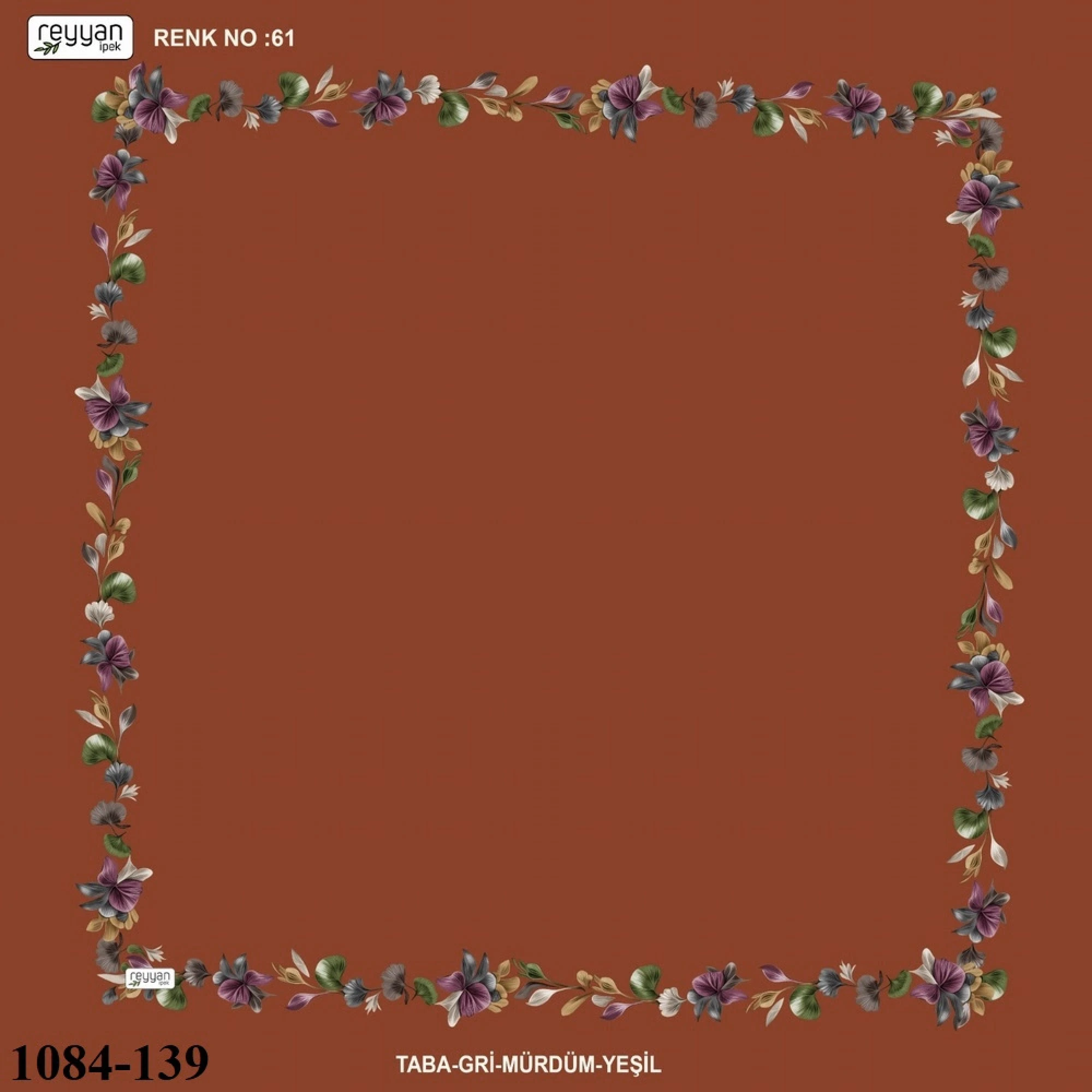 Reyyan İpek İçi Boş Desenli Oyalık Yazma 1084-139