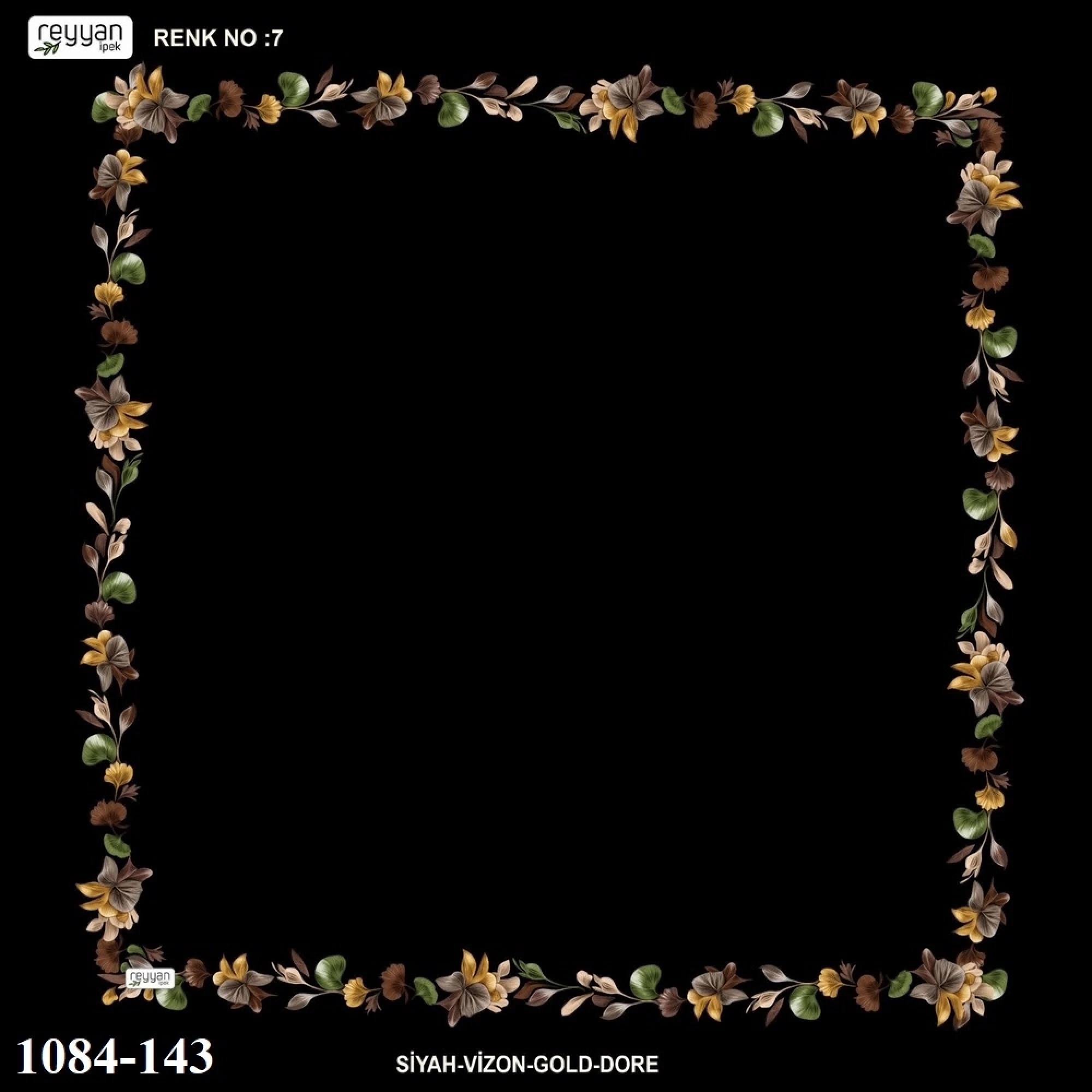 Reyyan İpek İçi Boş Desenli Oyalık Yazma 1084-143