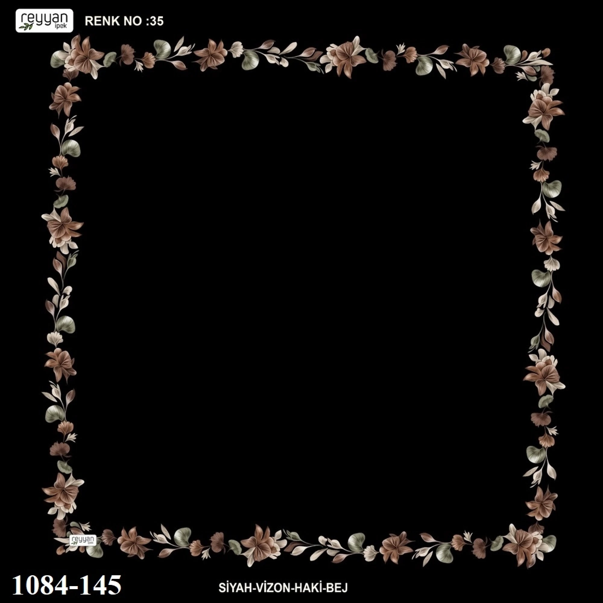 Reyyan İpek İçi Boş Desenli Oyalık Yazma 1084-145