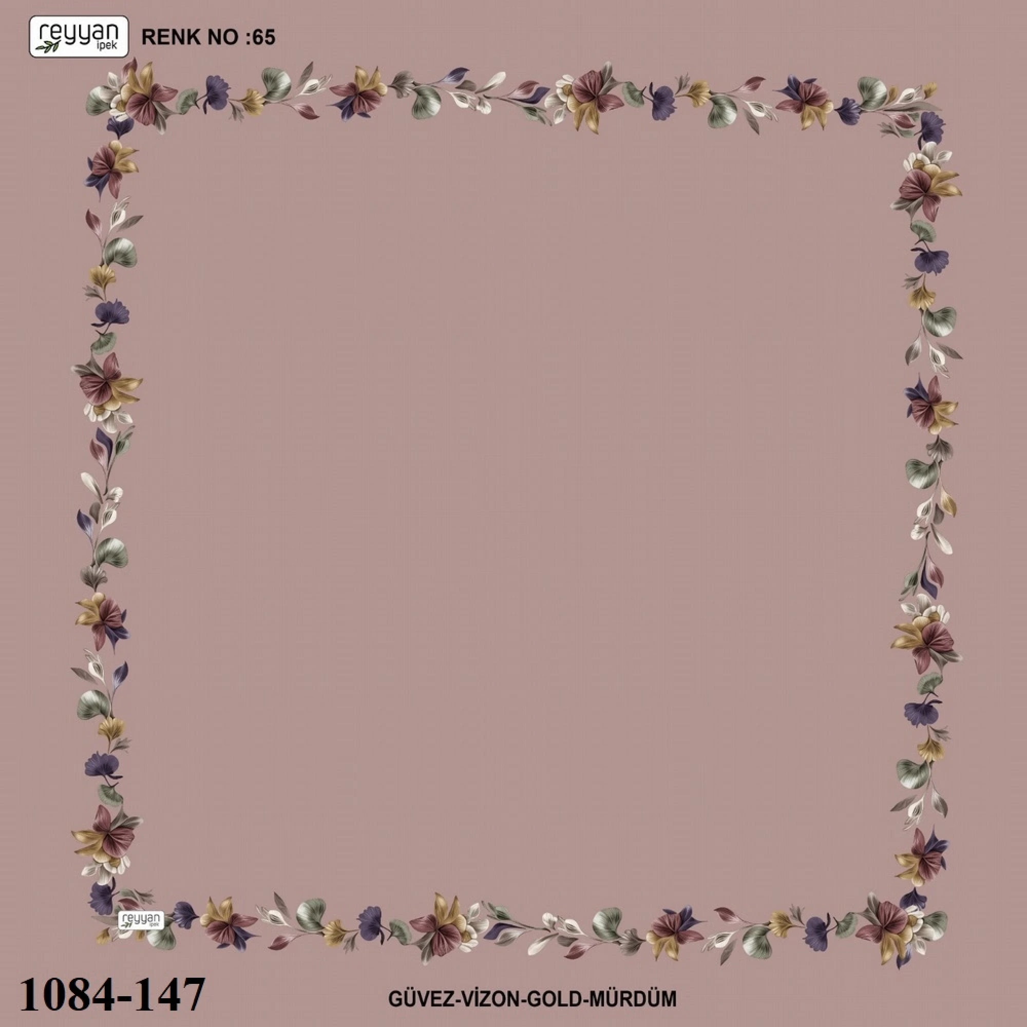 Reyyan İpek İçi Boş Desenli Oyalık Yazma 1084-147