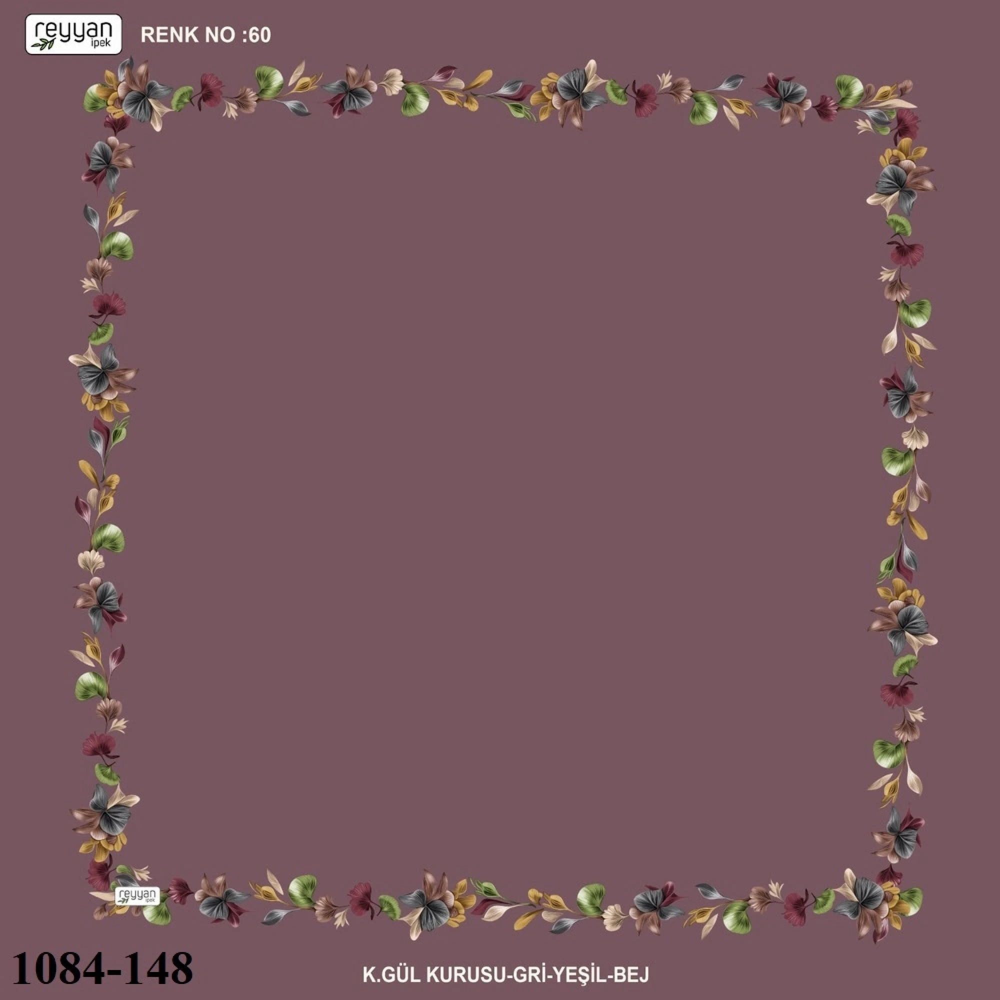 Reyyan İpek İçi Boş Desenli Oyalık Yazma 1084-148