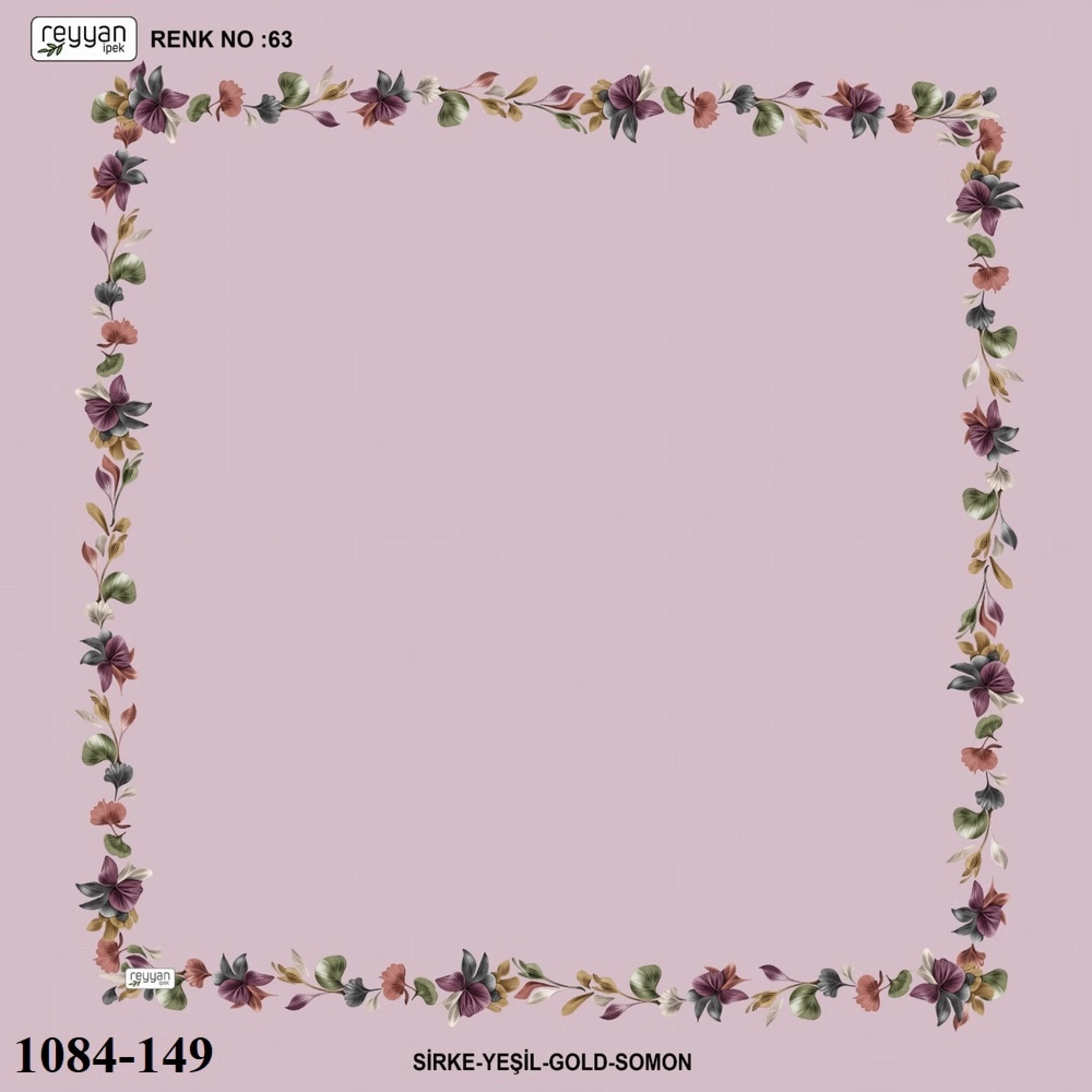 Reyyan İpek İçi Boş Desenli Oyalık Yazma 1084-149