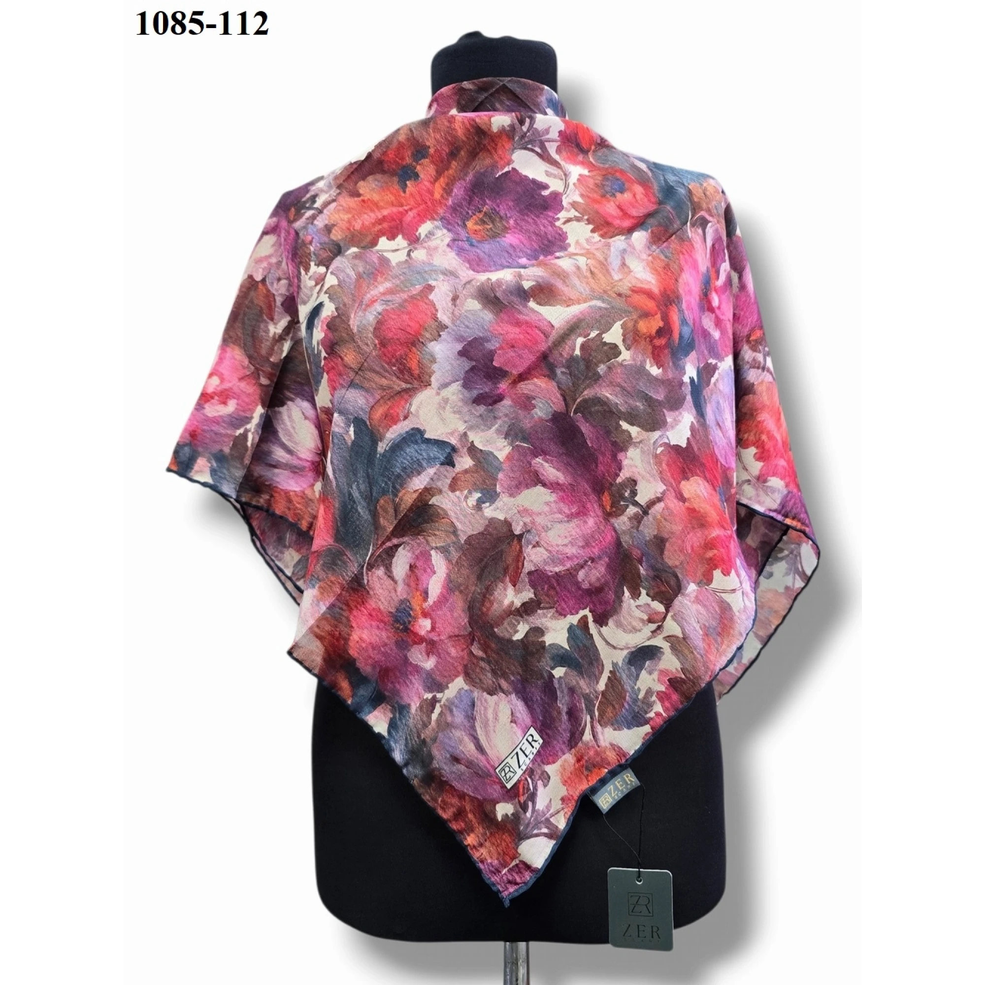 Zer Scarf Dijital Soft Pamuk Eşarp 1085-112