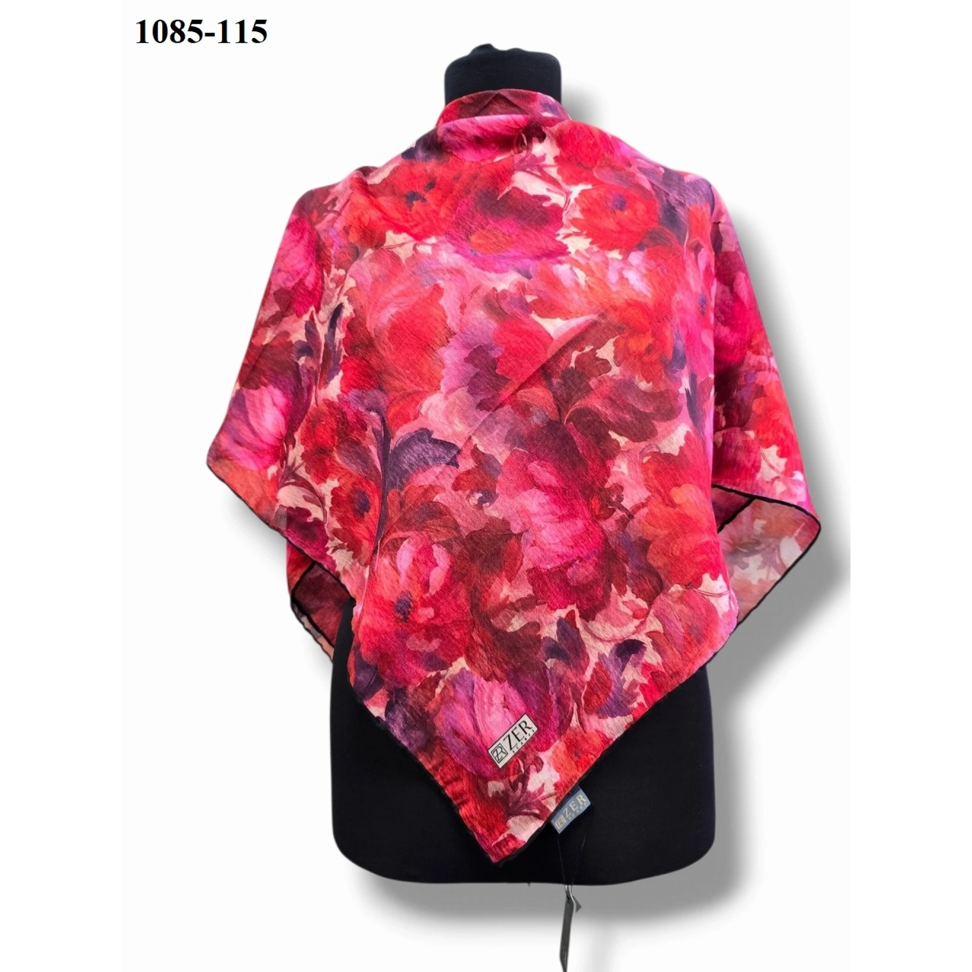 Zer Scarf Dijital Soft Pamuk Eşarp 1085-115