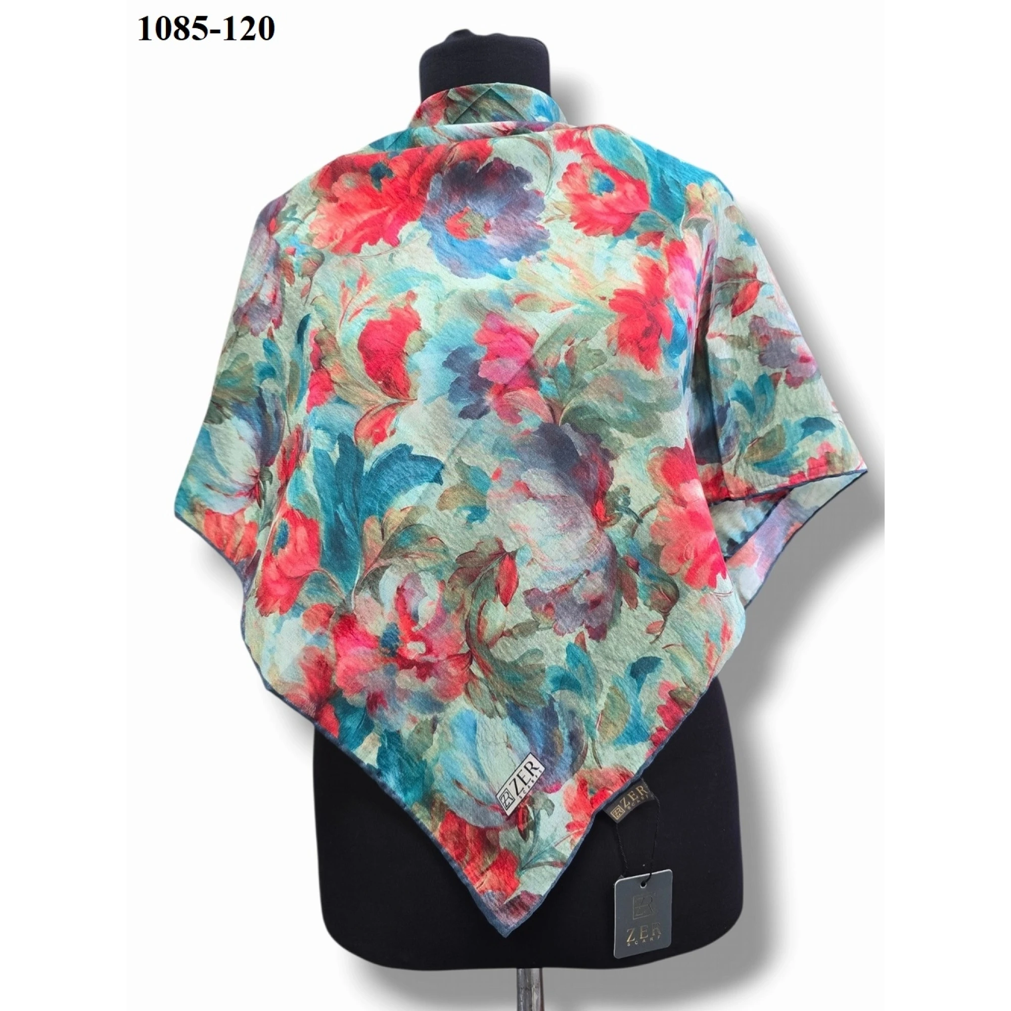 Zer Scarf Dijital Soft Pamuk Eşarp 1085-120