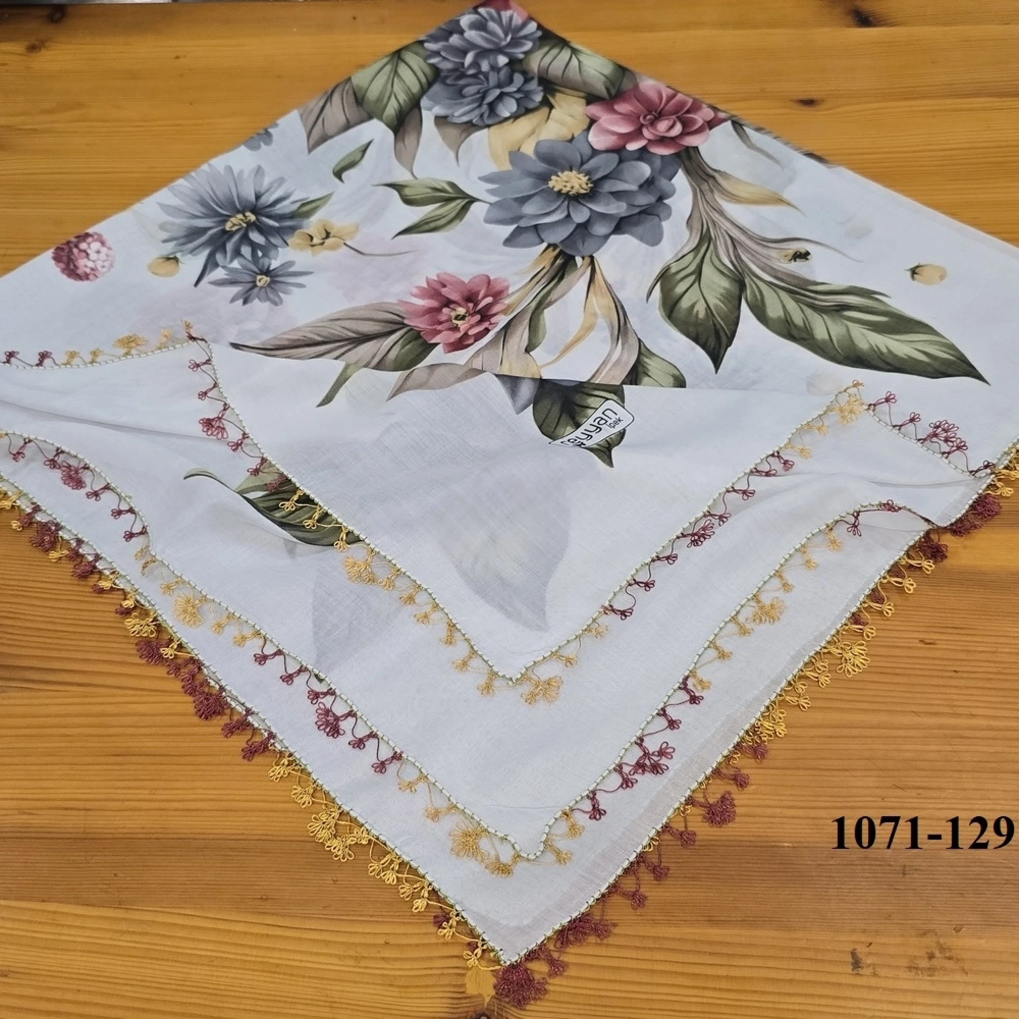 El İşi İğne Oyalı Yazma 1071-129