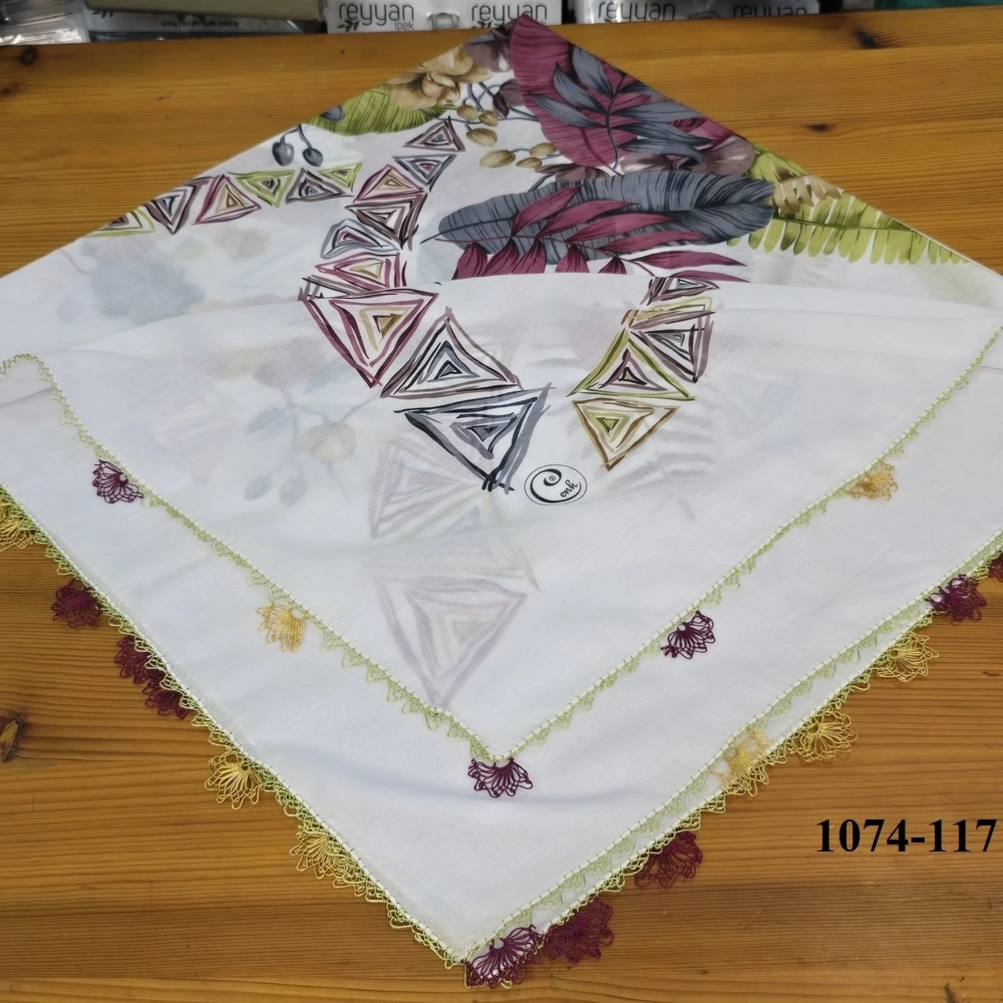 El İşi İğne Oyalı Yazma 1074-117