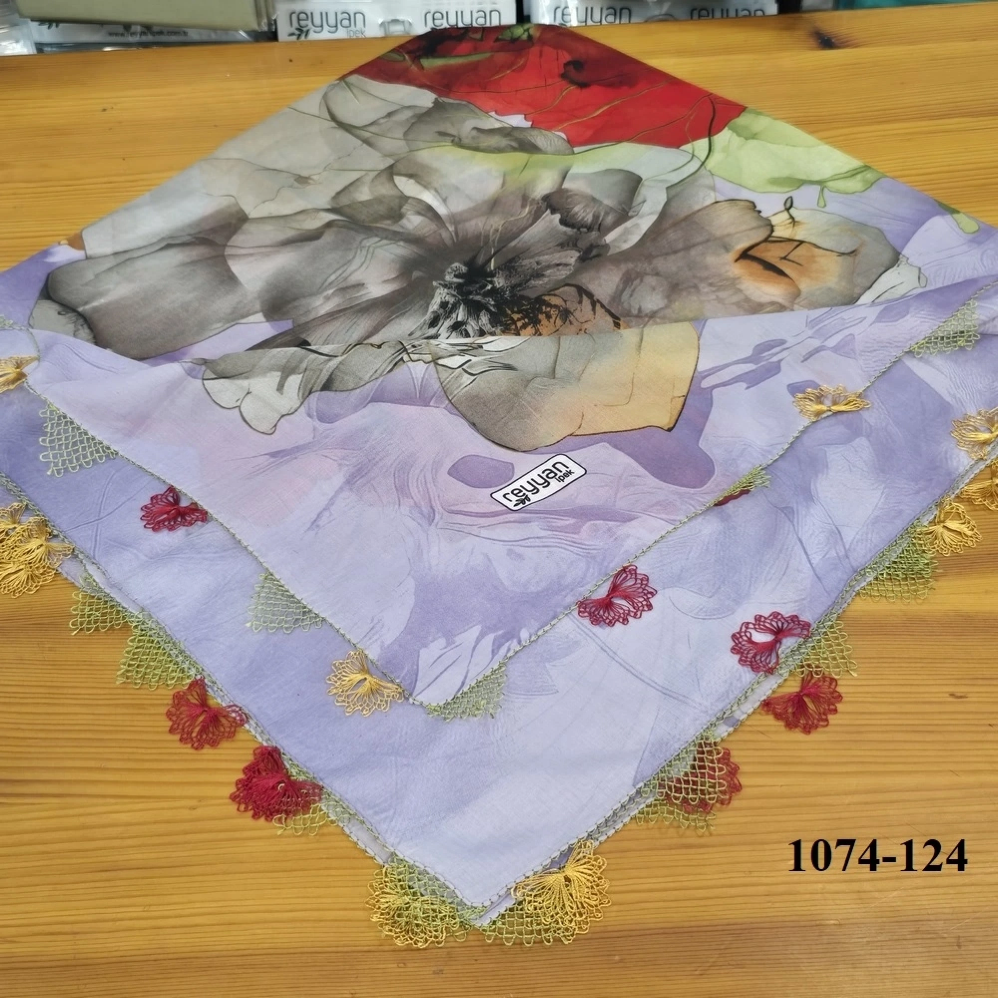 El İşi İğne Oyalı Yazma 1074-124