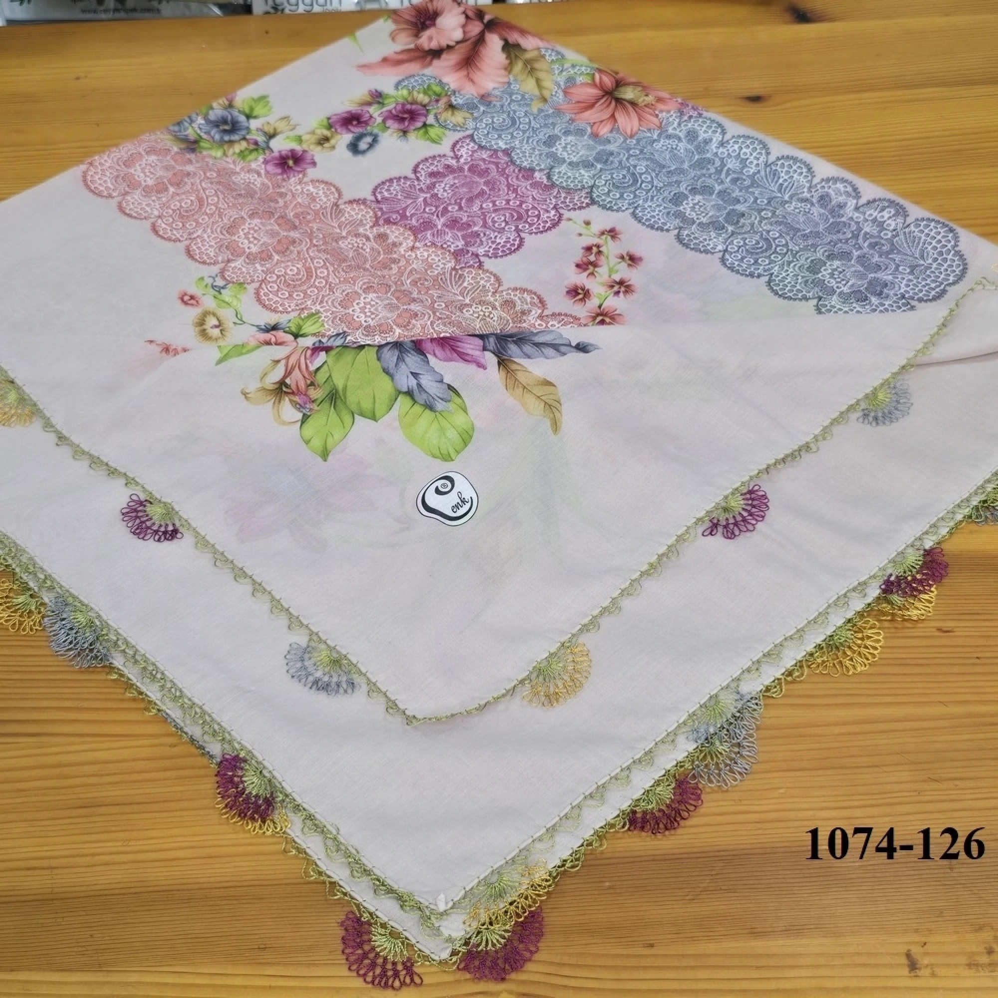 El İşi İğne Oyalı Yazma 1074-126