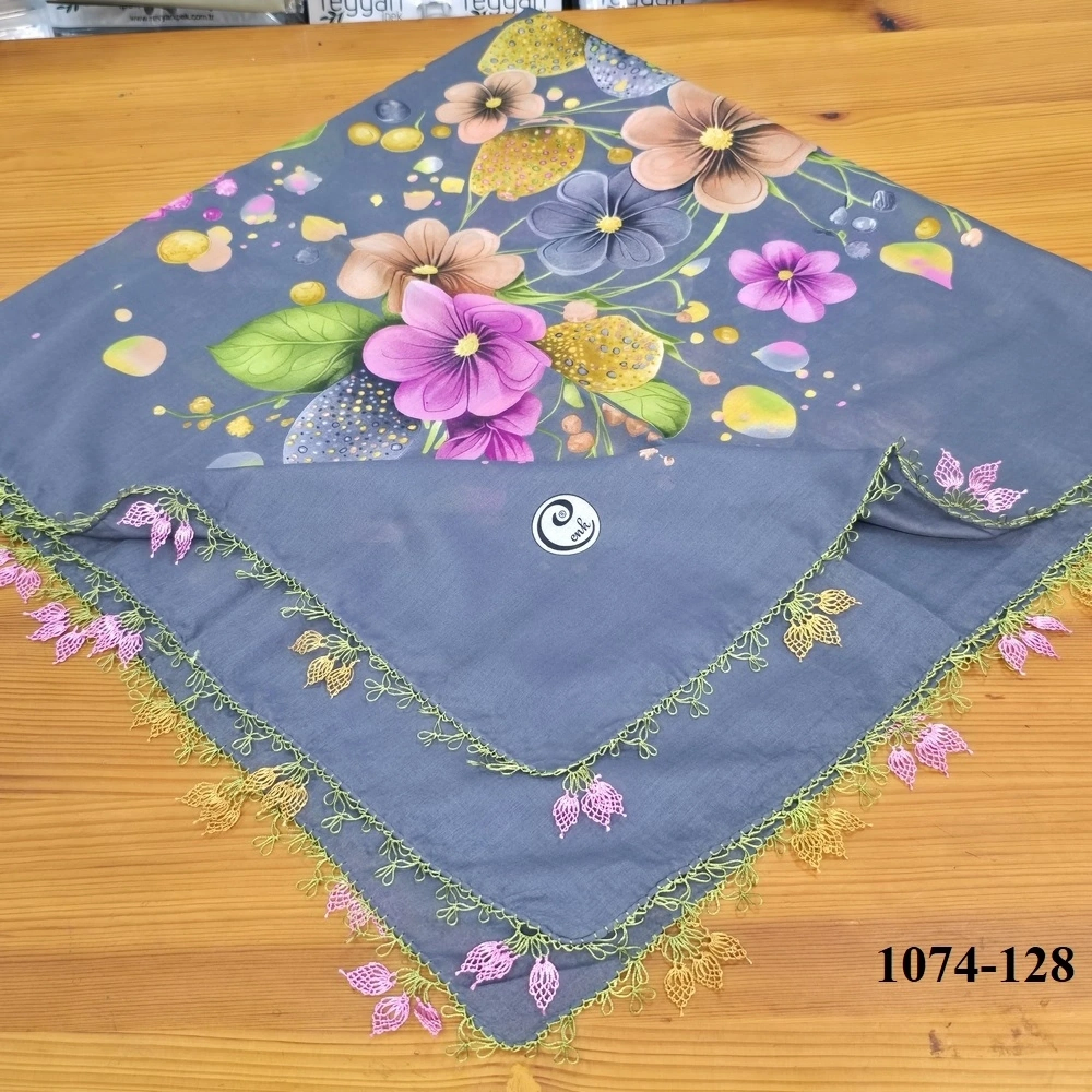 El İşi İğne Oyalı Yazma 1074-128