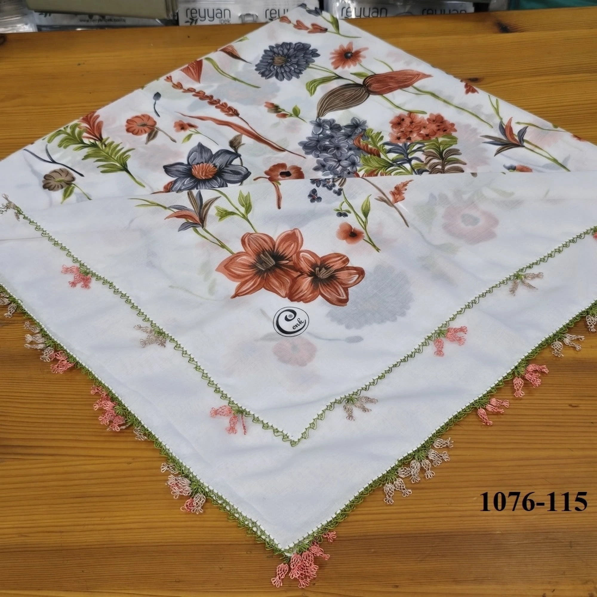 El İşi İğne Oyalı Yazma 1076-115