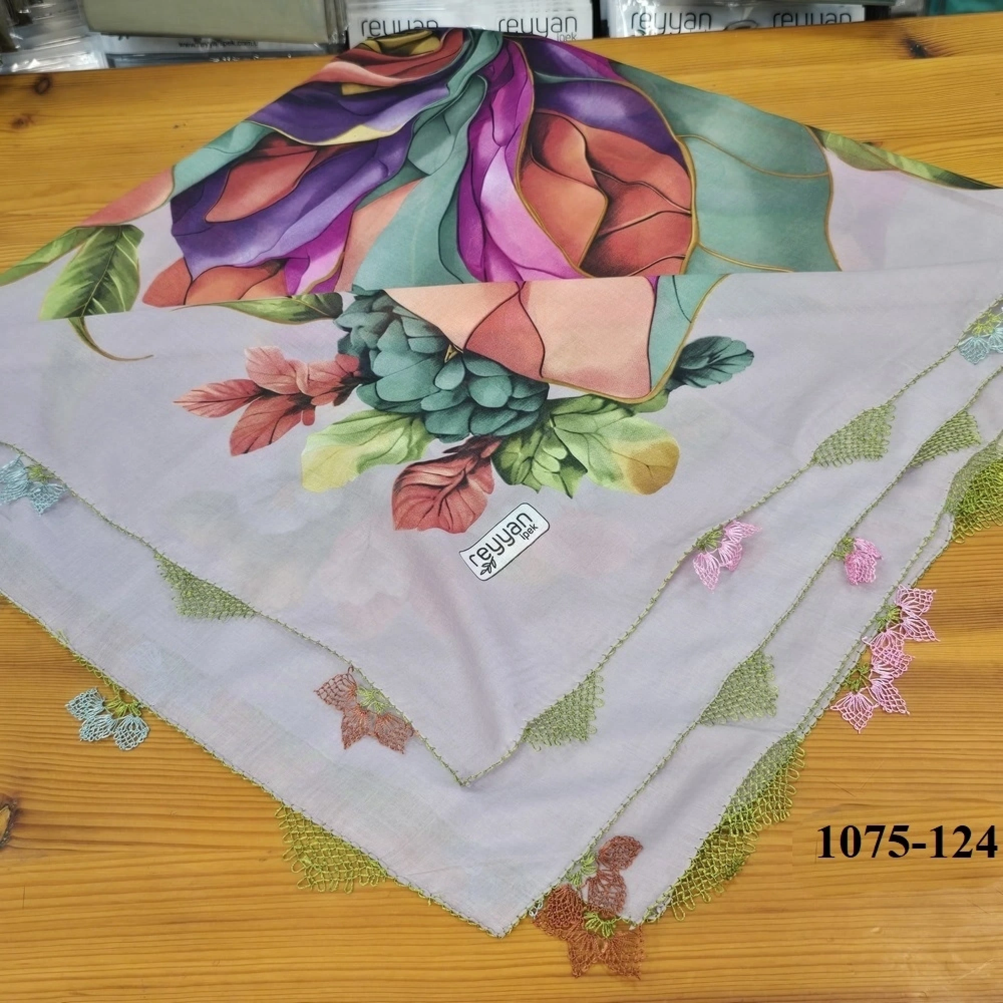 El İşi İğne Oyalı Yazma 1075-124