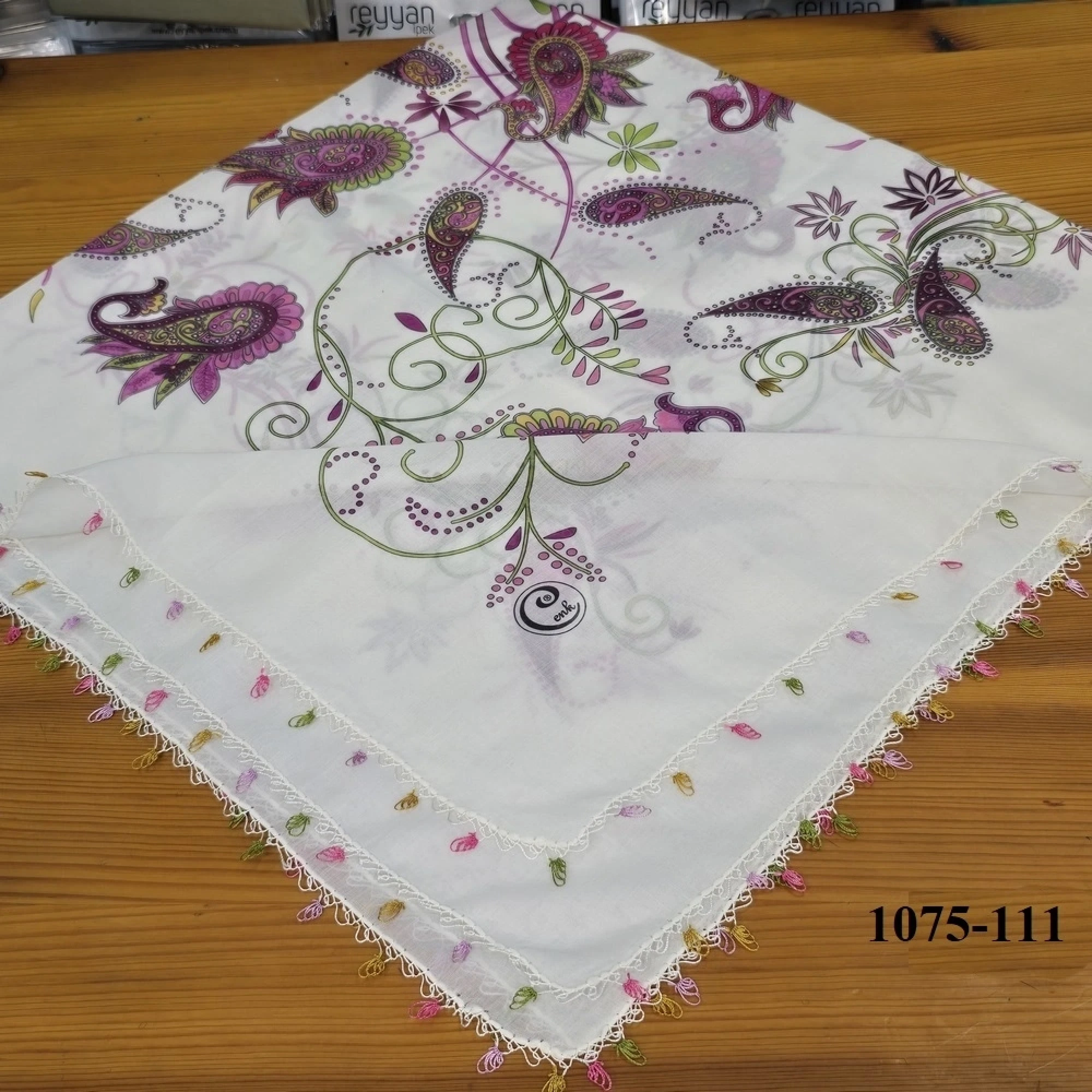 El İşi İğne Oyalı Yazma 1075-111