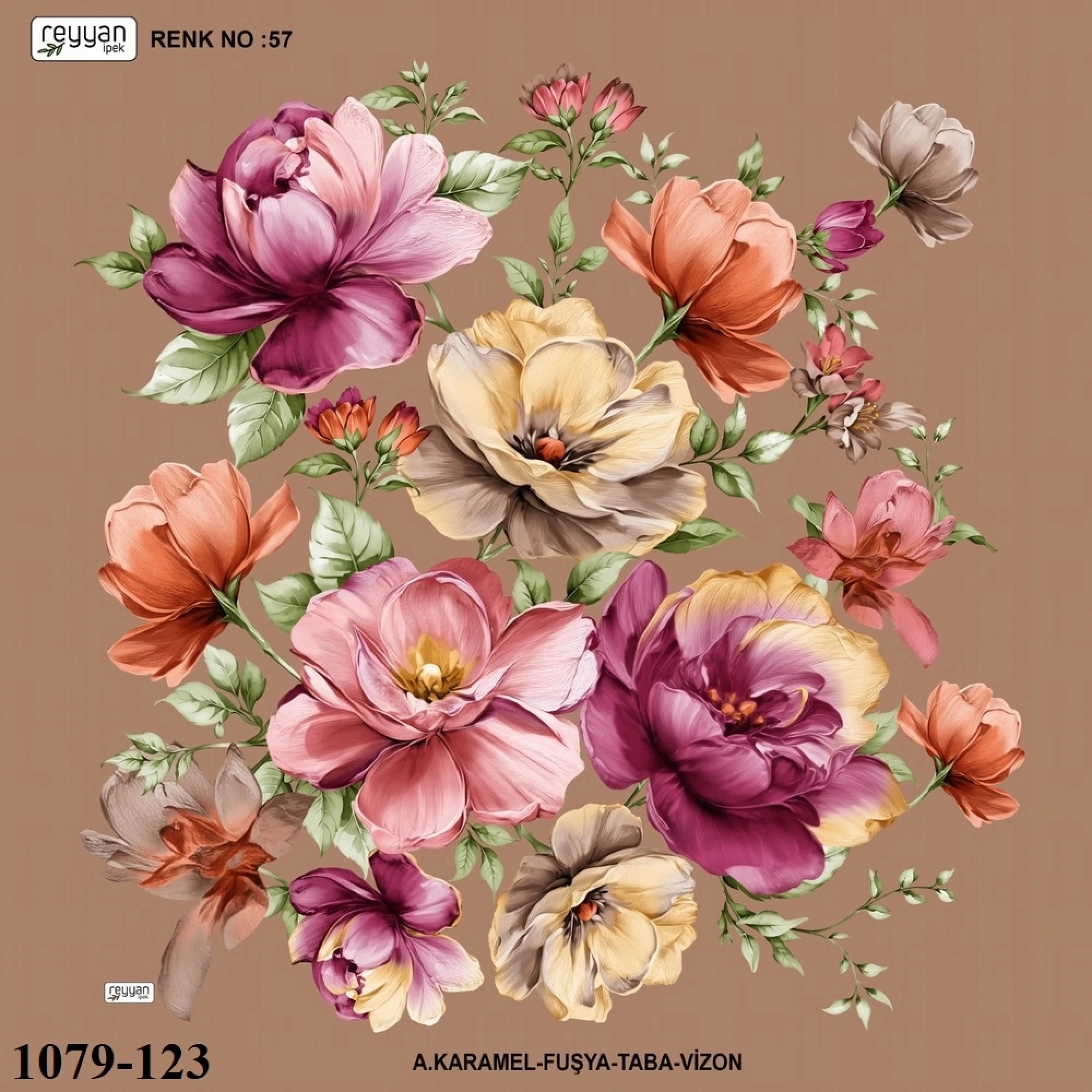 Reyyan İpek Desenli Oyalık Yazma 1079-123