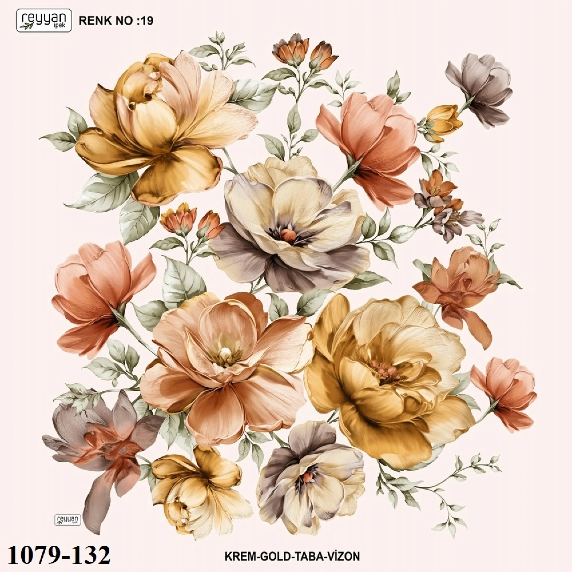 Reyyan İpek Desenli Oyalık Yazma 1079-132