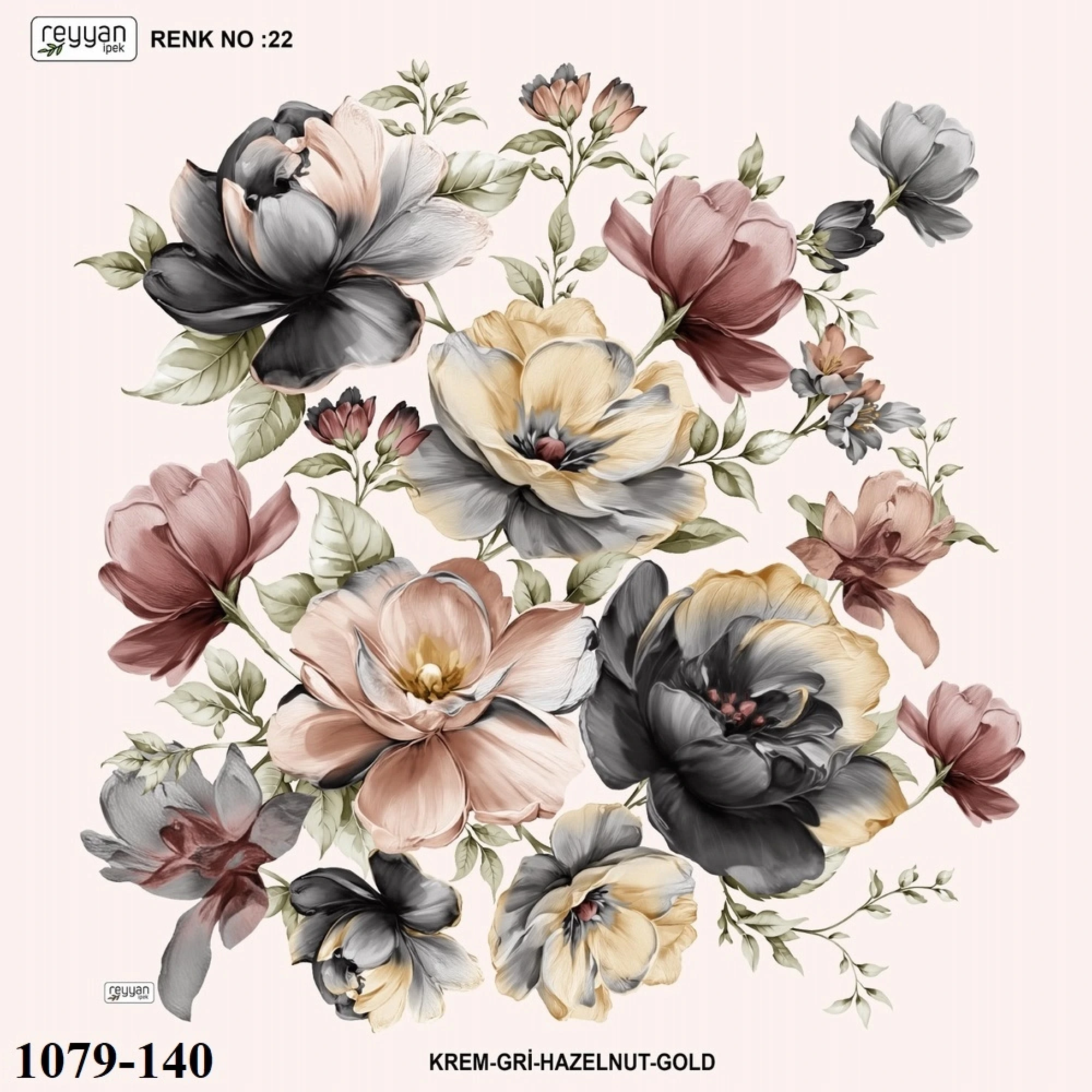 Reyyan İpek Desenli Oyalık Yazma 1079-140