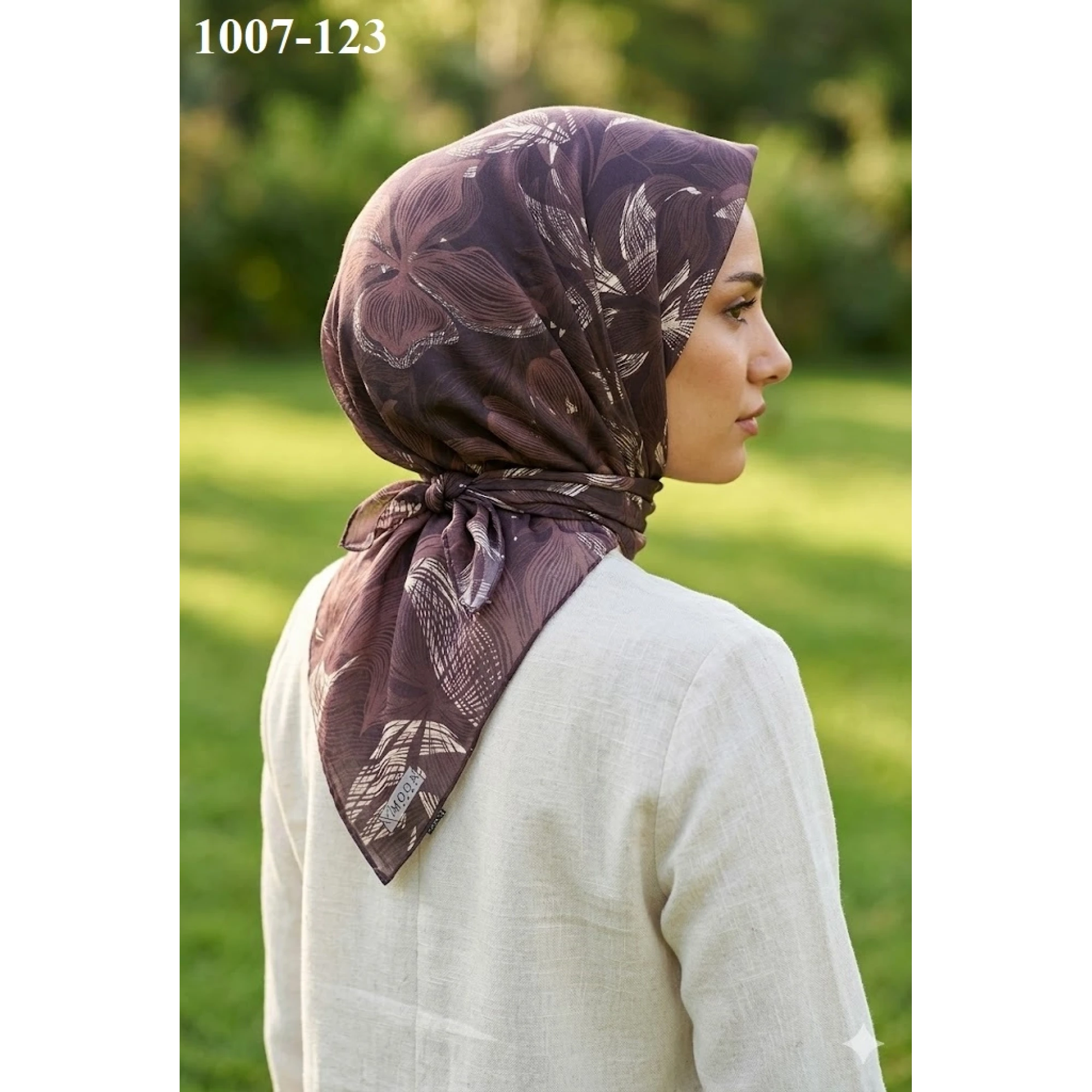 Moon Scarf Soft Pamuk Eşarp 1007-123