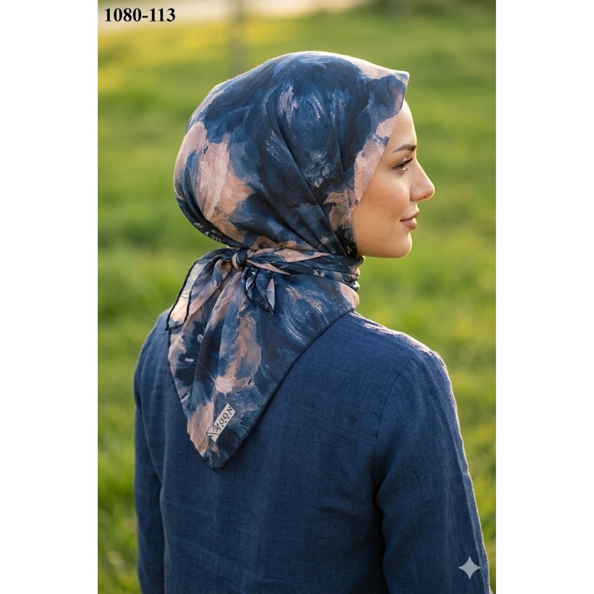 Moon Scarf Soft Pamuk Eşarp 1080-113