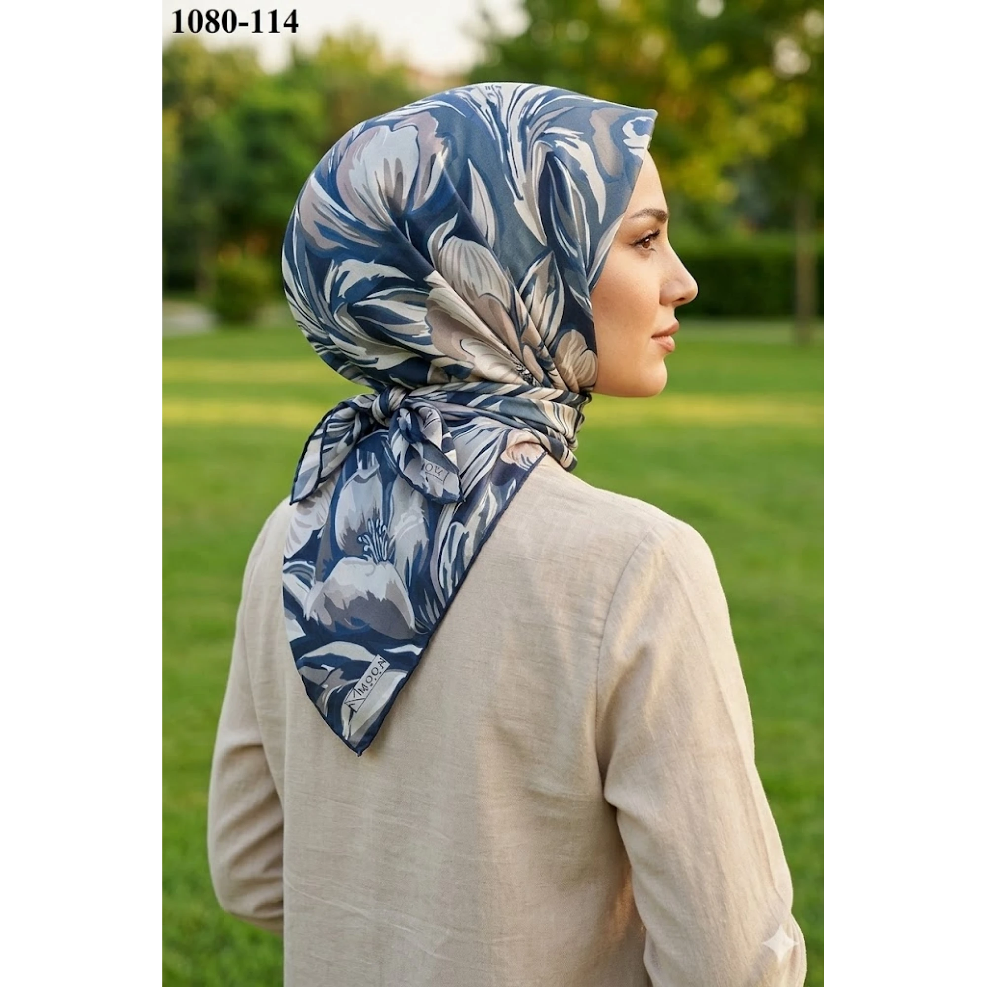 Moon Scarf Soft Pamuk Eşarp 1080-114