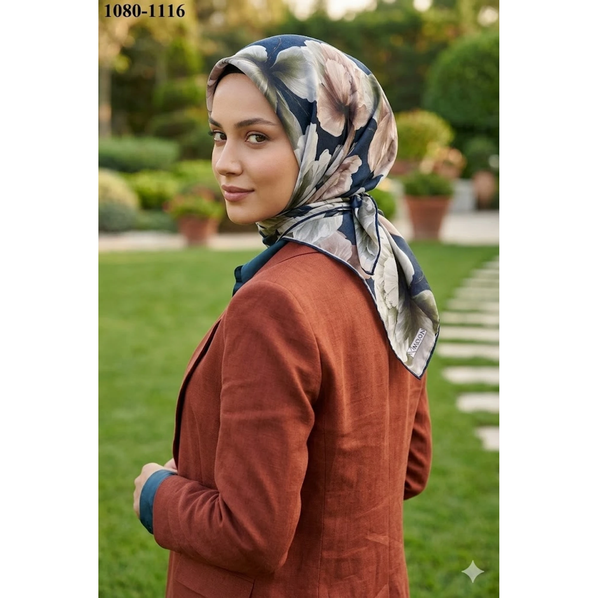 Moon Scarf Soft Pamuk Eşarp 1080-116