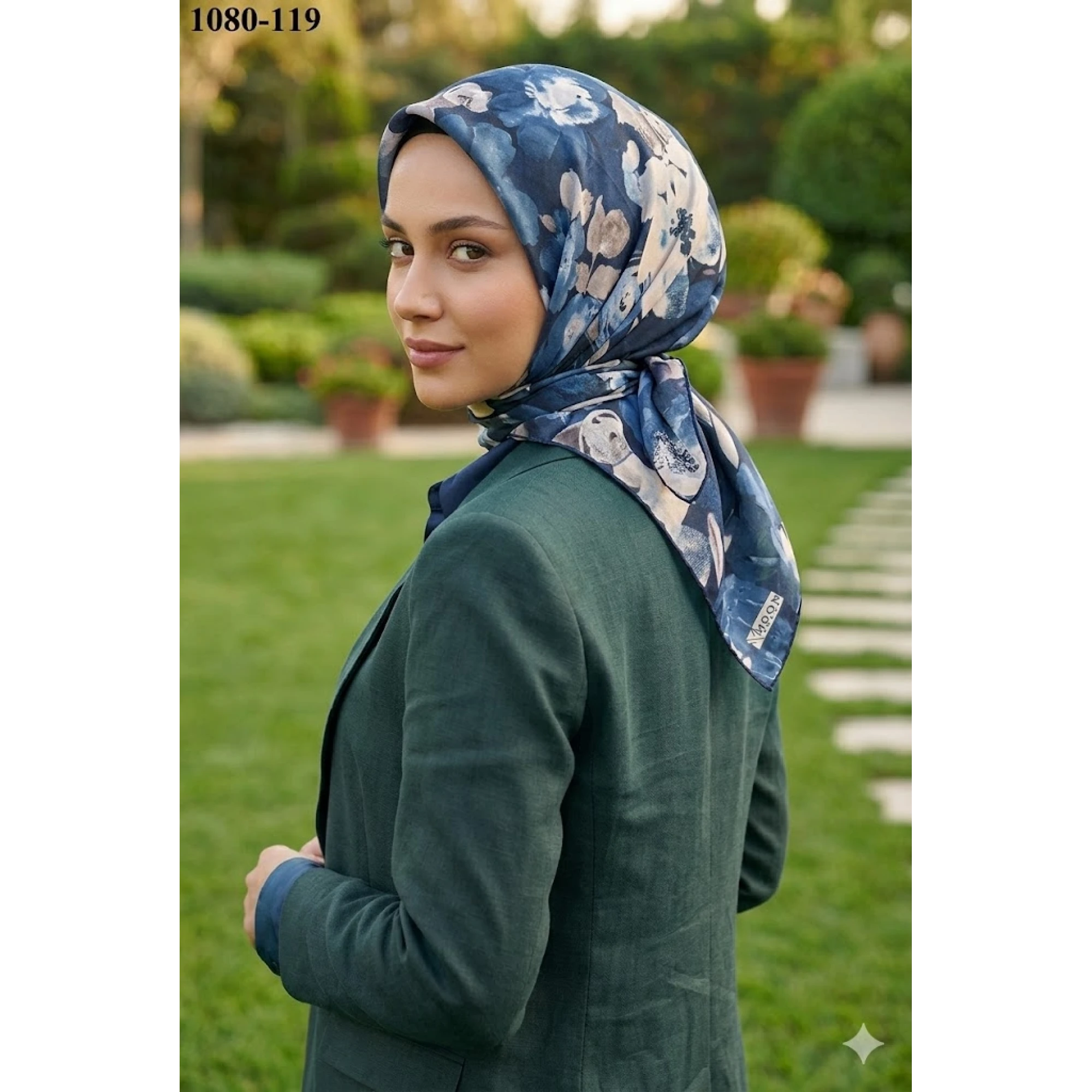 Moon Scarf Soft Pamuk Eşarp 1080-119