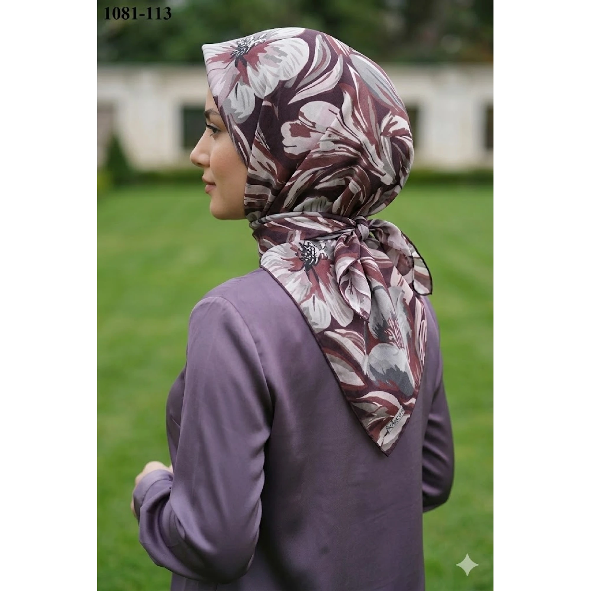 Moon Scarf Soft Pamuk Eşarp 1081-113