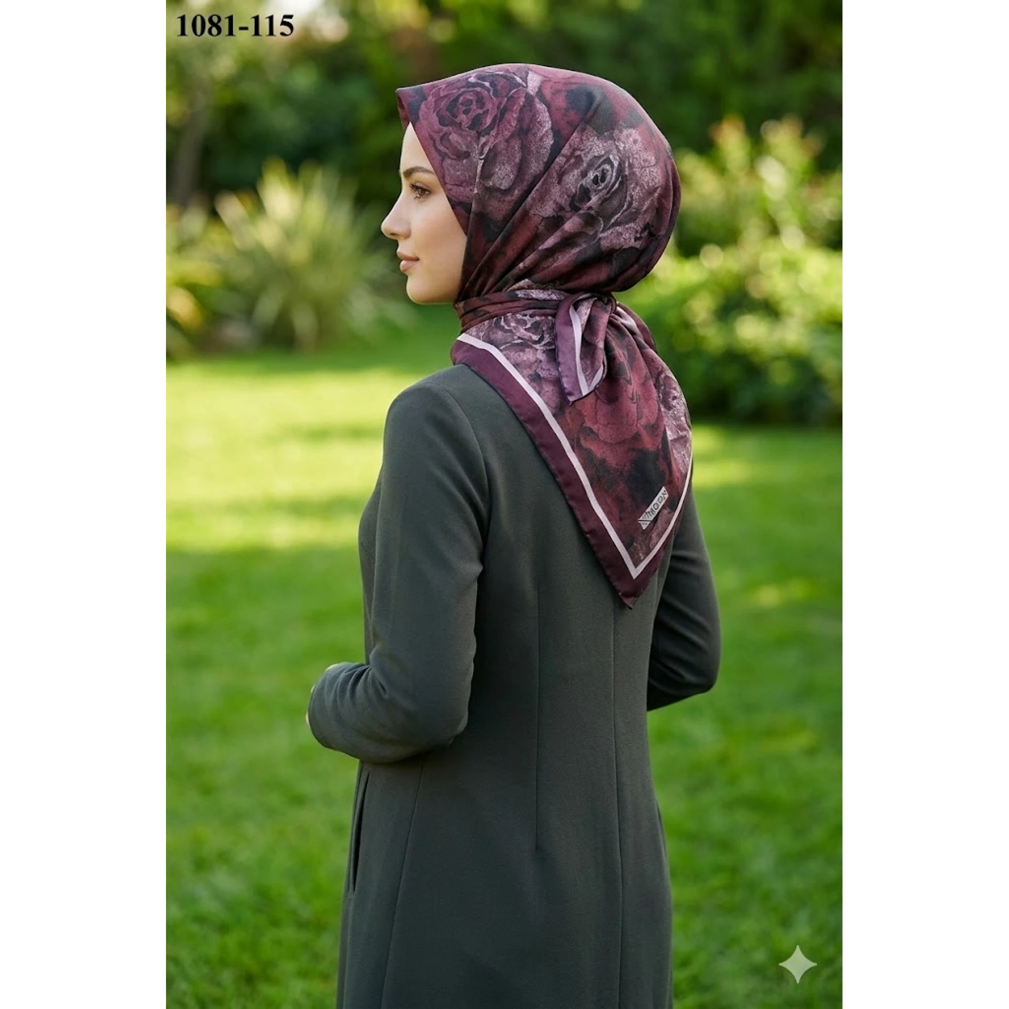 Moon Scarf Soft Pamuk Eşarp 1081-115