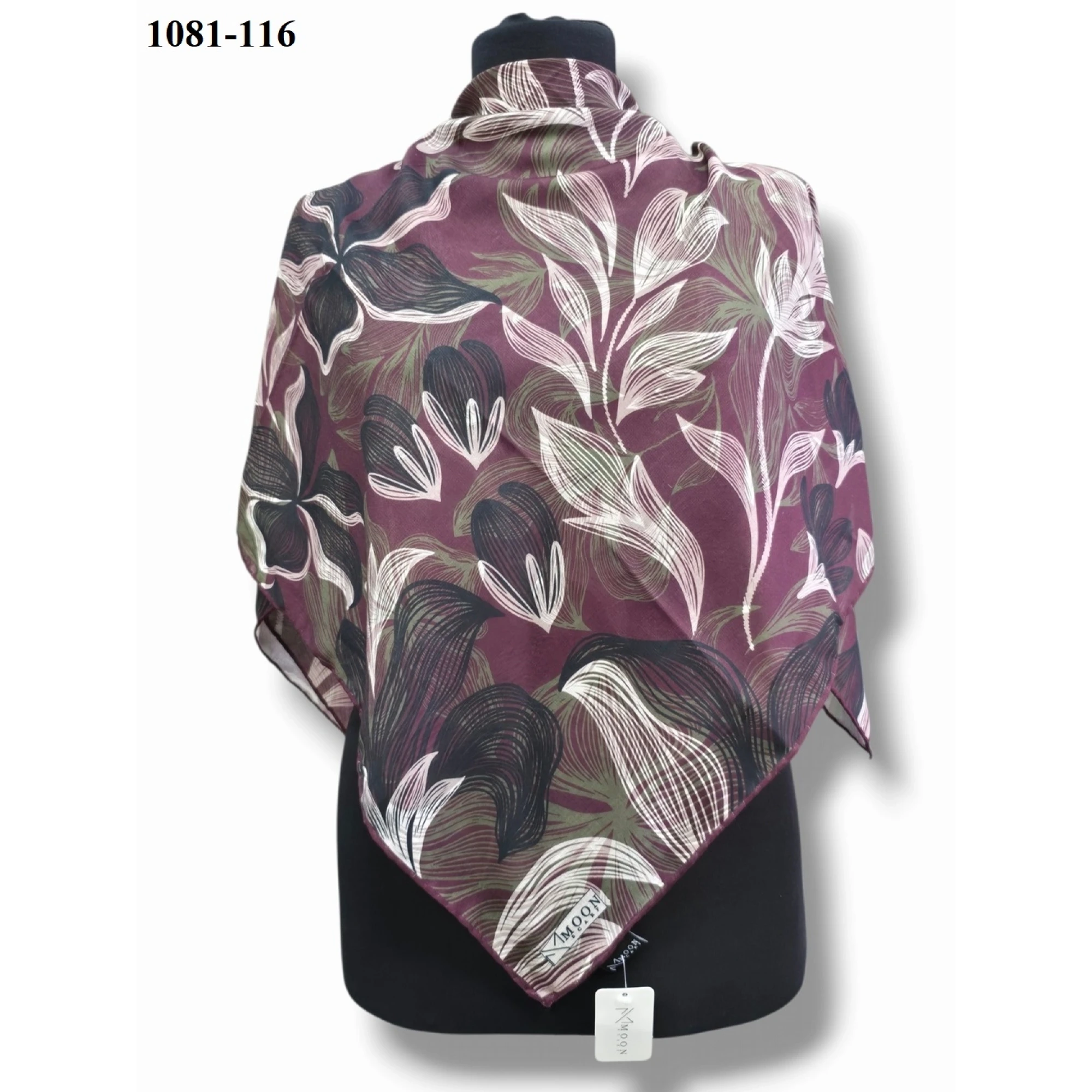 Moon Scarf Soft Pamuk Eşarp 1081-116