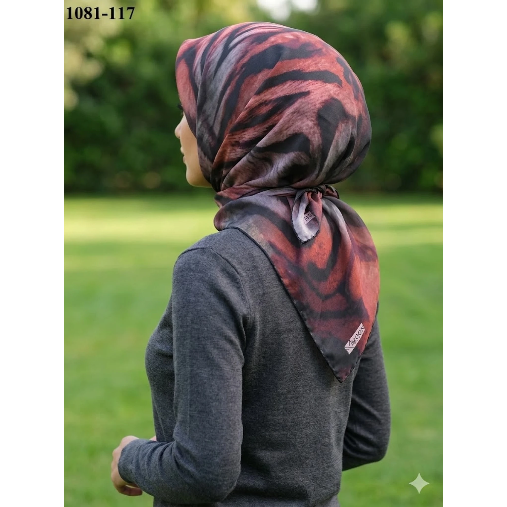 Moon Scarf Soft Pamuk Eşarp 1081-117