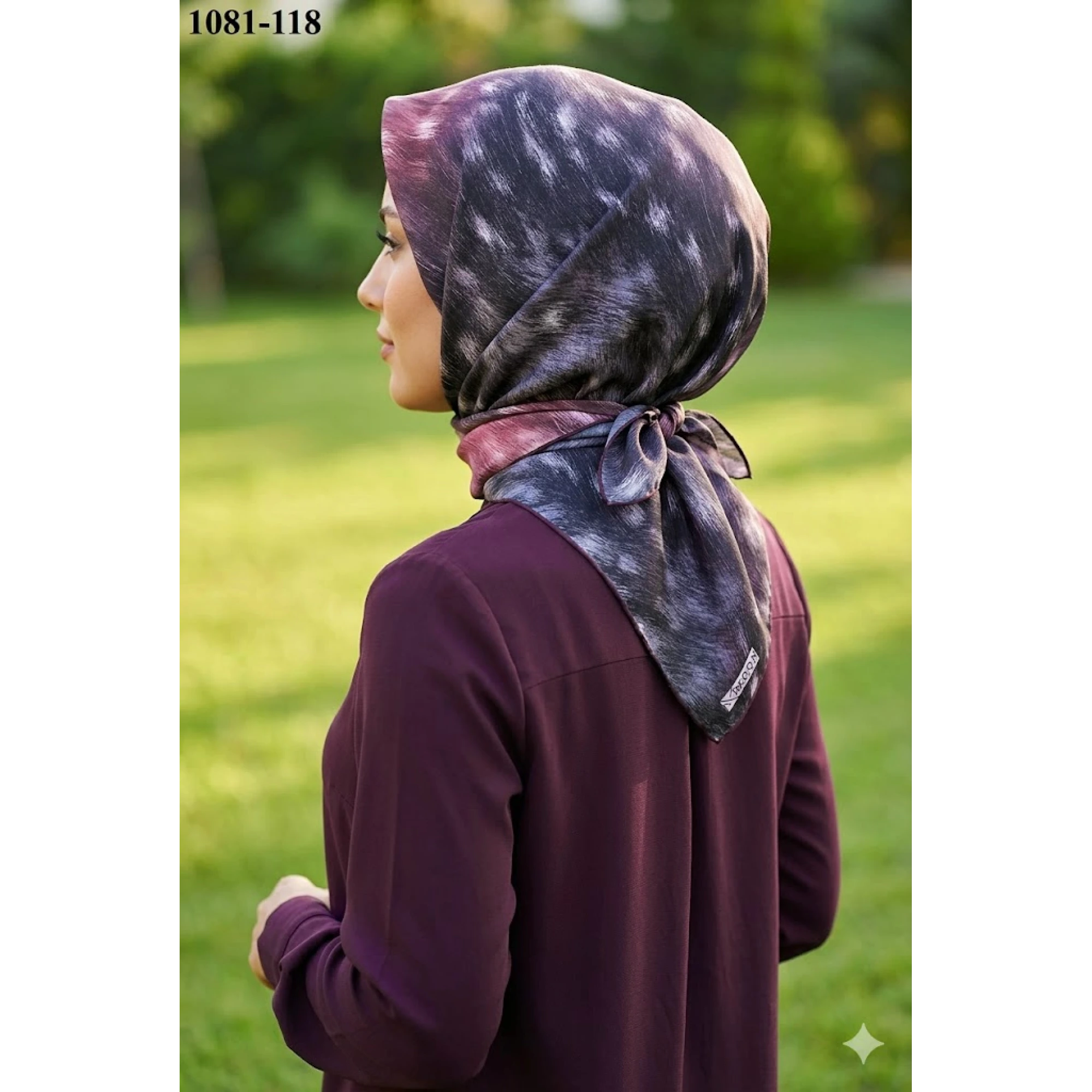 Moon Scarf Soft Pamuk Eşarp 1081-118