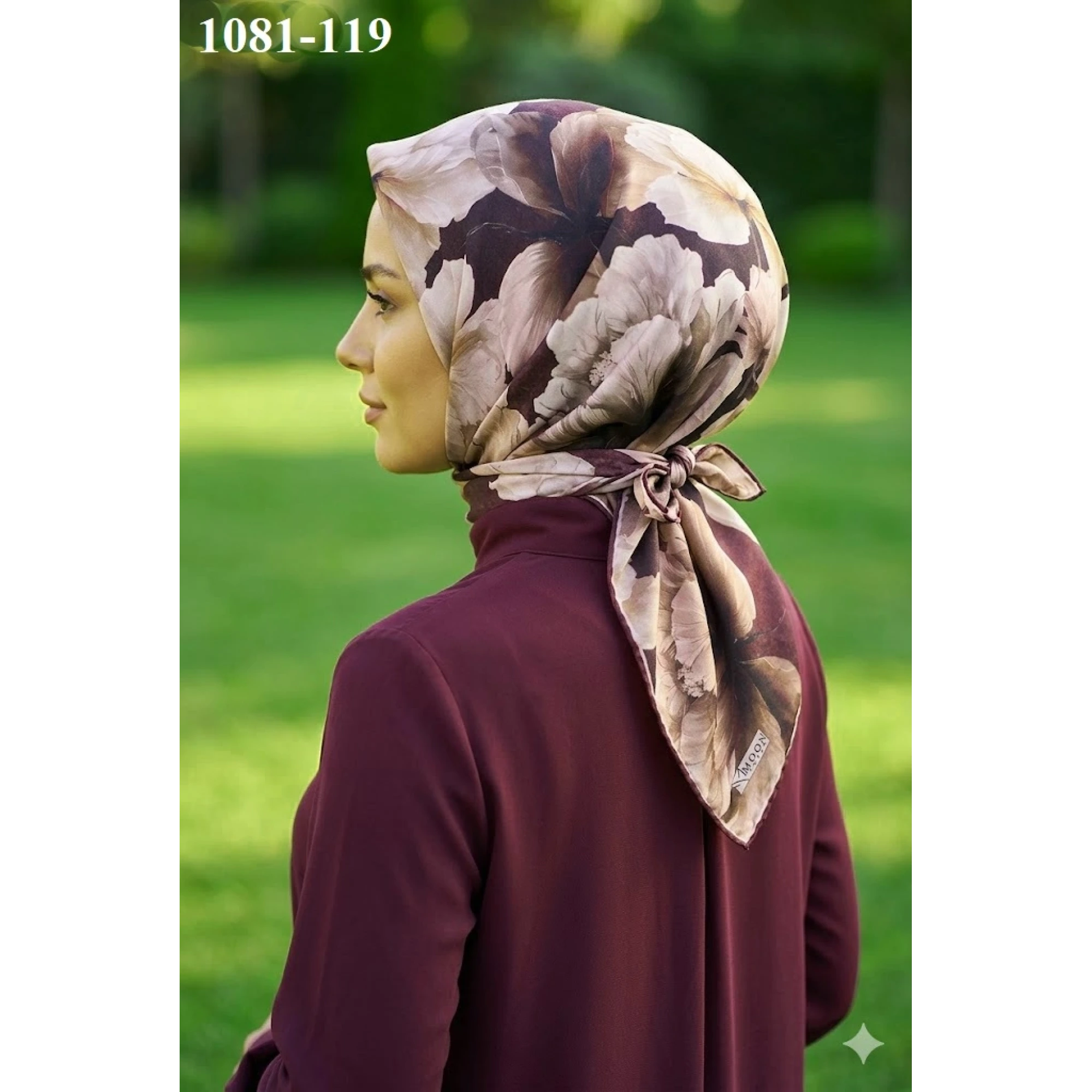 Moon Scarf Soft Pamuk Eşarp 1081-119