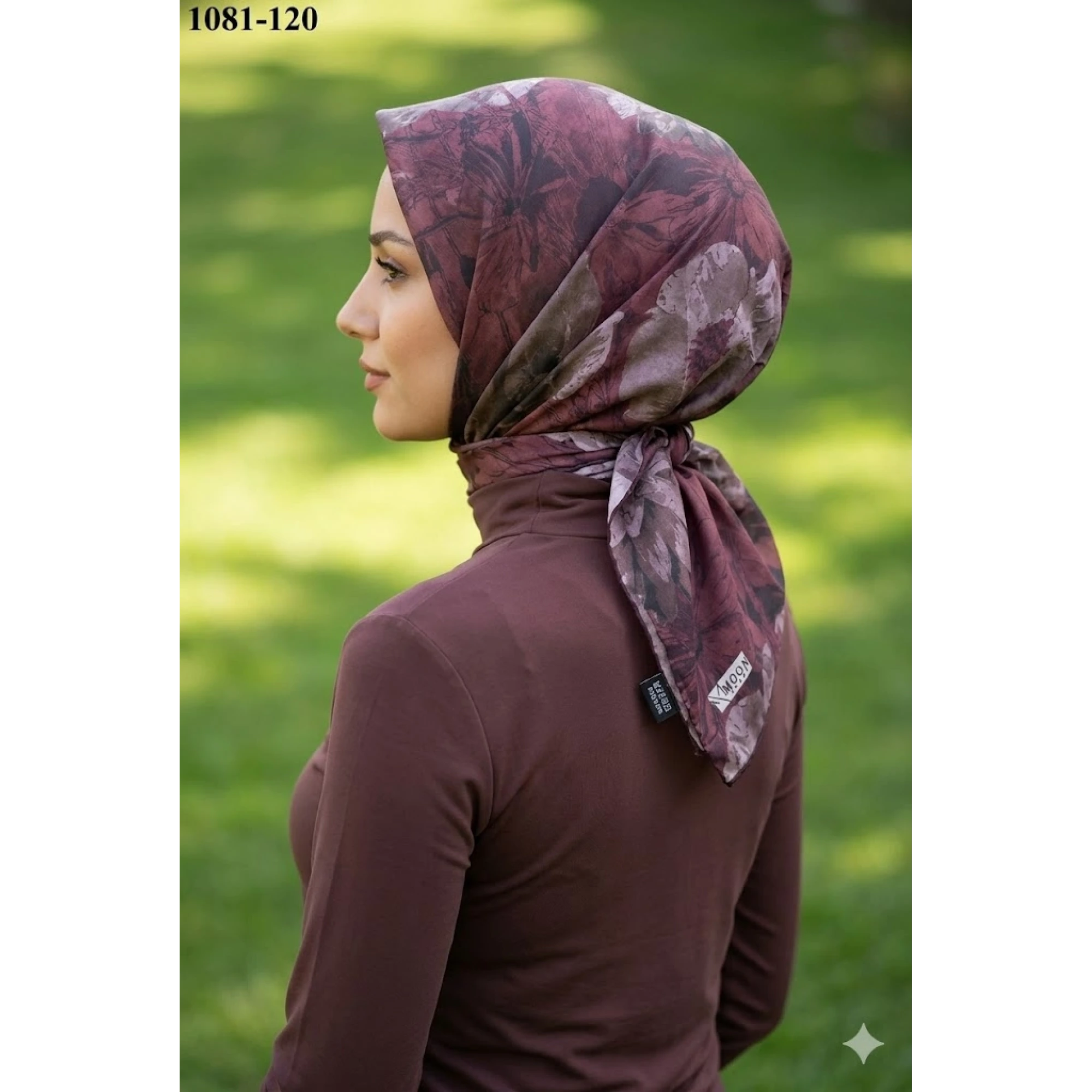 Moon Scarf Soft Pamuk Eşarp 1081-120