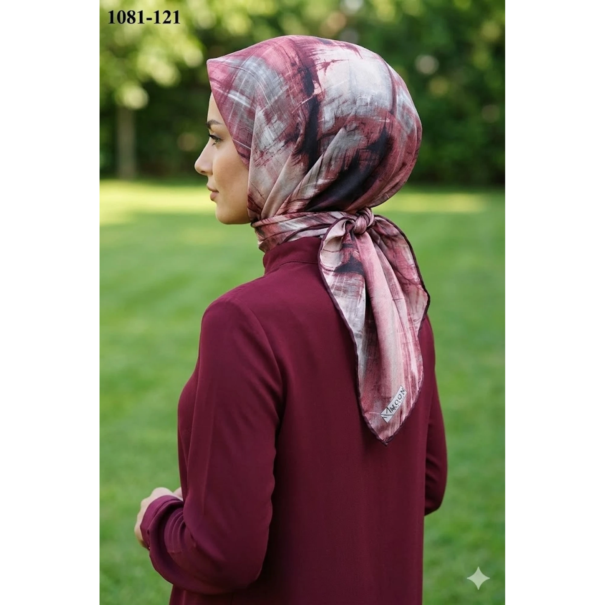 Moon Scarf Soft Pamuk Eşarp 1081-121