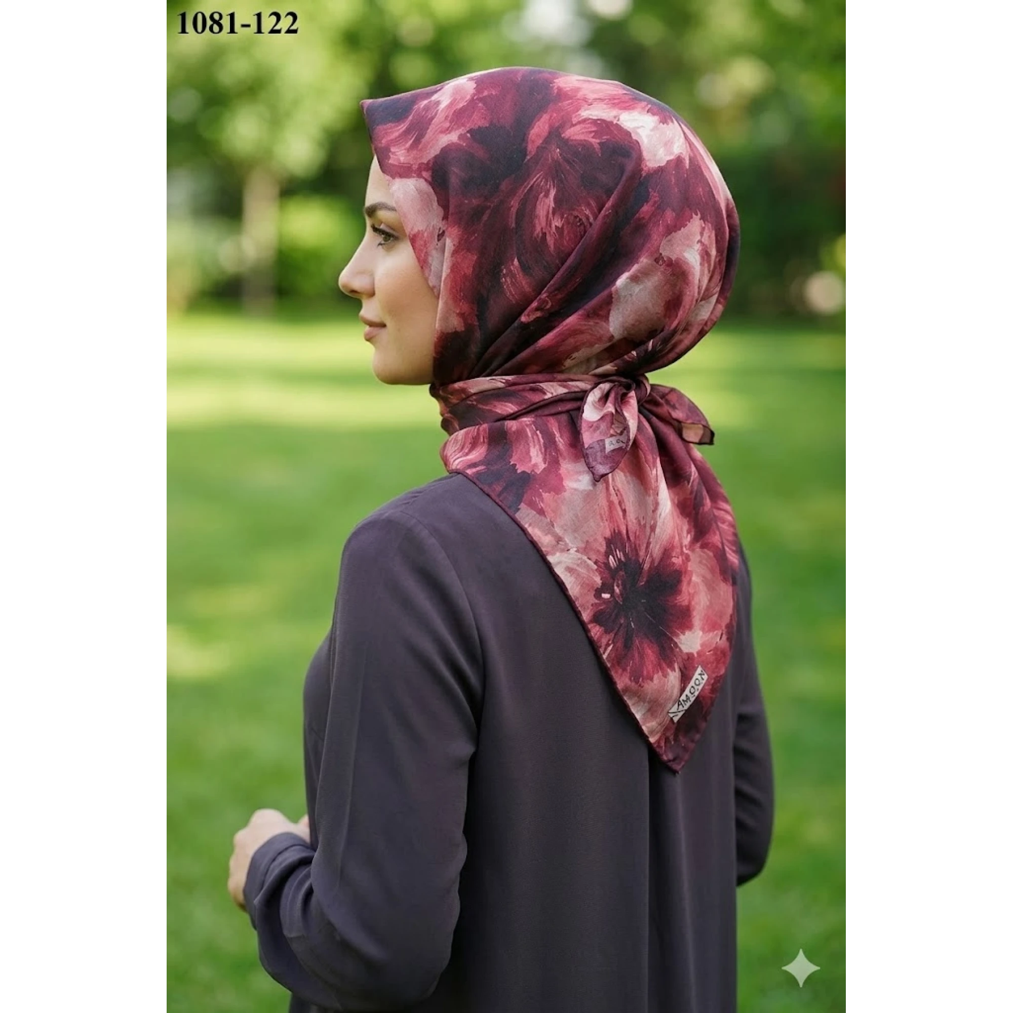 Moon Scarf Soft Pamuk Eşarp 1081-122