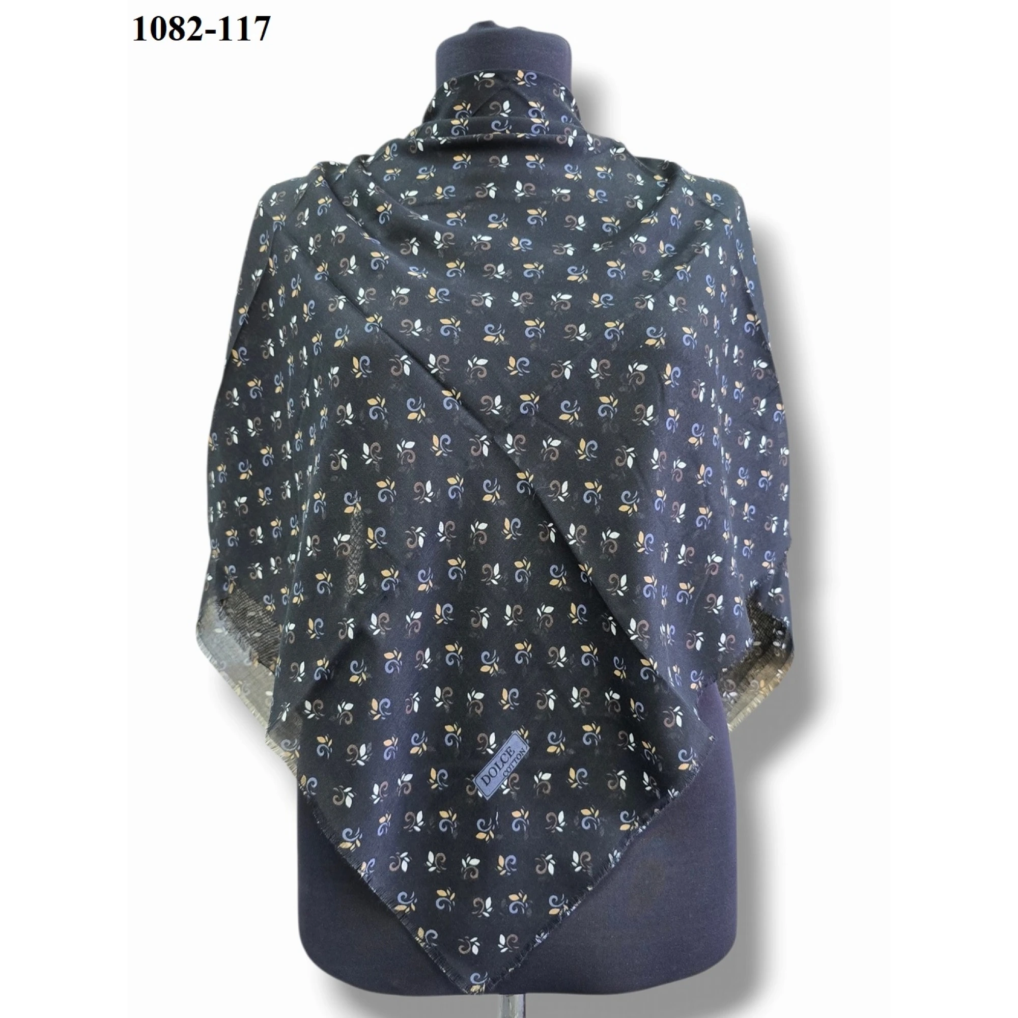Dolce Cool Desenli Dimi Pamuk Eşarp 1082-117