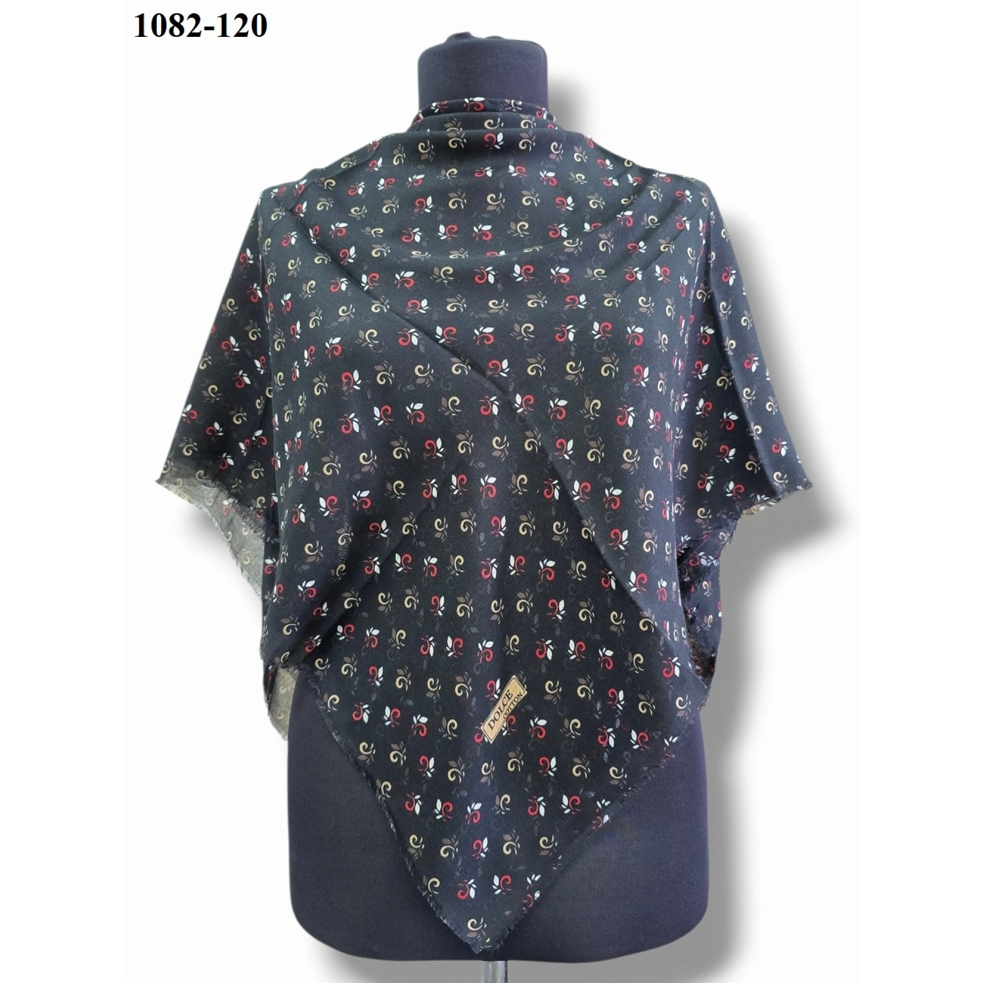 Dolce Cool Desenli Dimi Pamuk Eşarp 1082-120