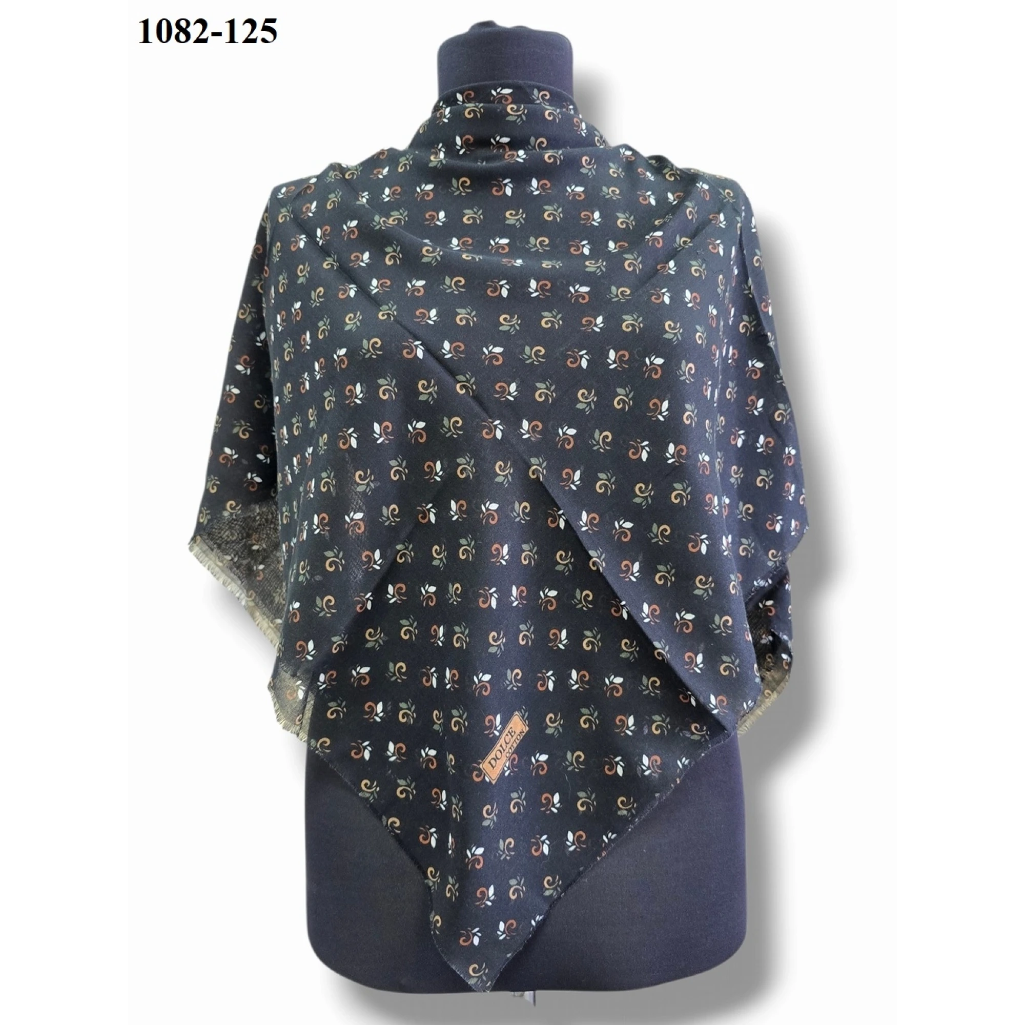 Dolce Cool Desenli Dimi Pamuk Eşarp 1082-125