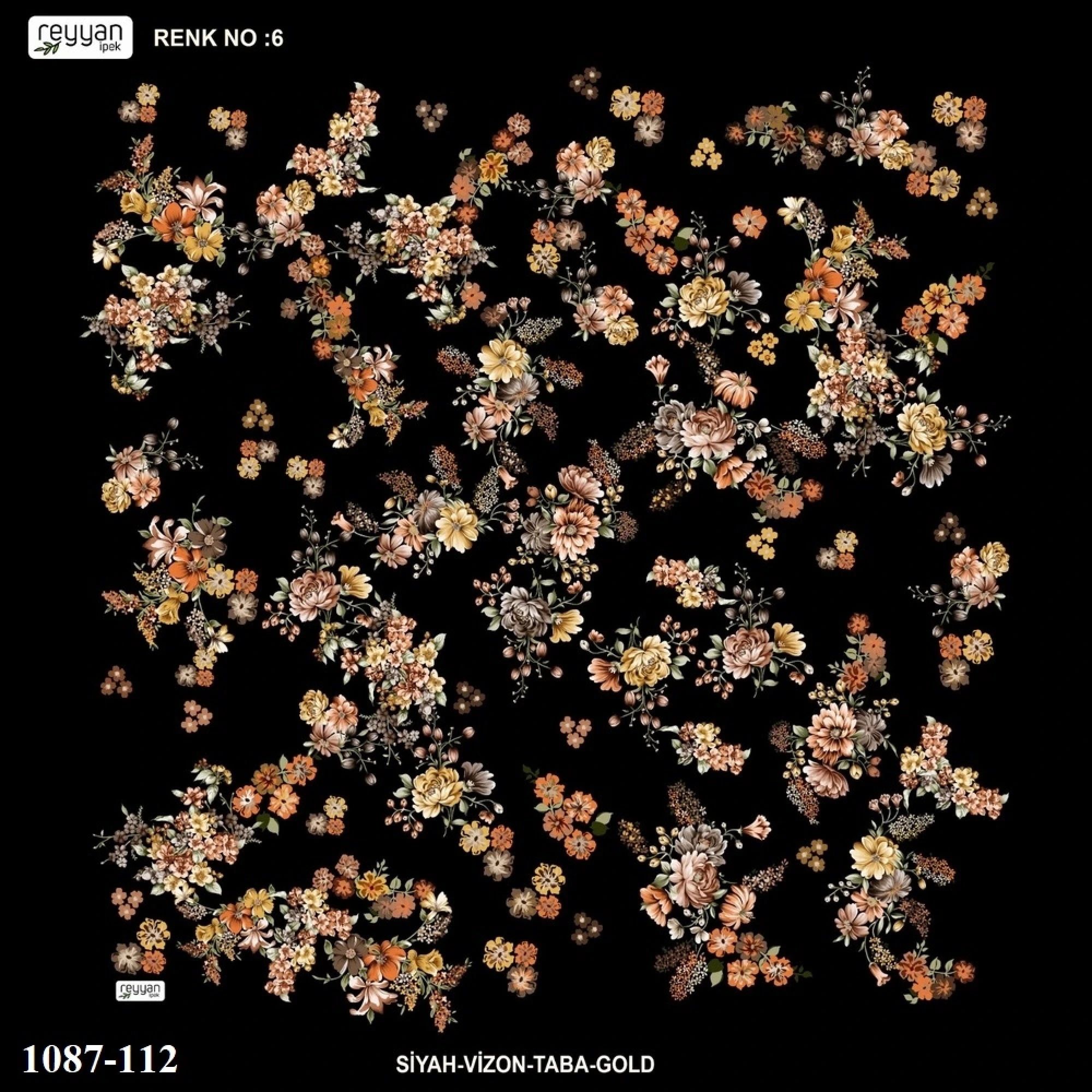 Reyyan İpek Desenli Oyalık Yazma 1087-112