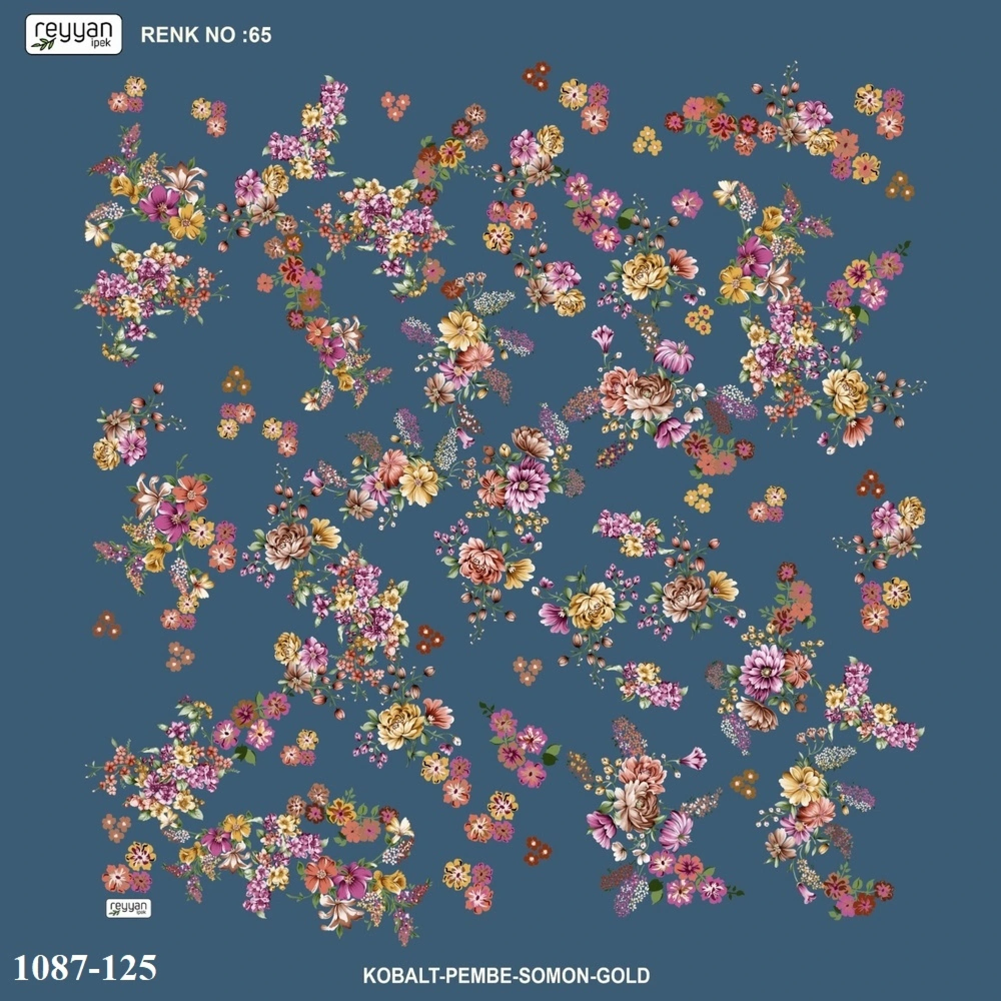 Reyyan İpek Desenli Oyalık Yazma 1087-125