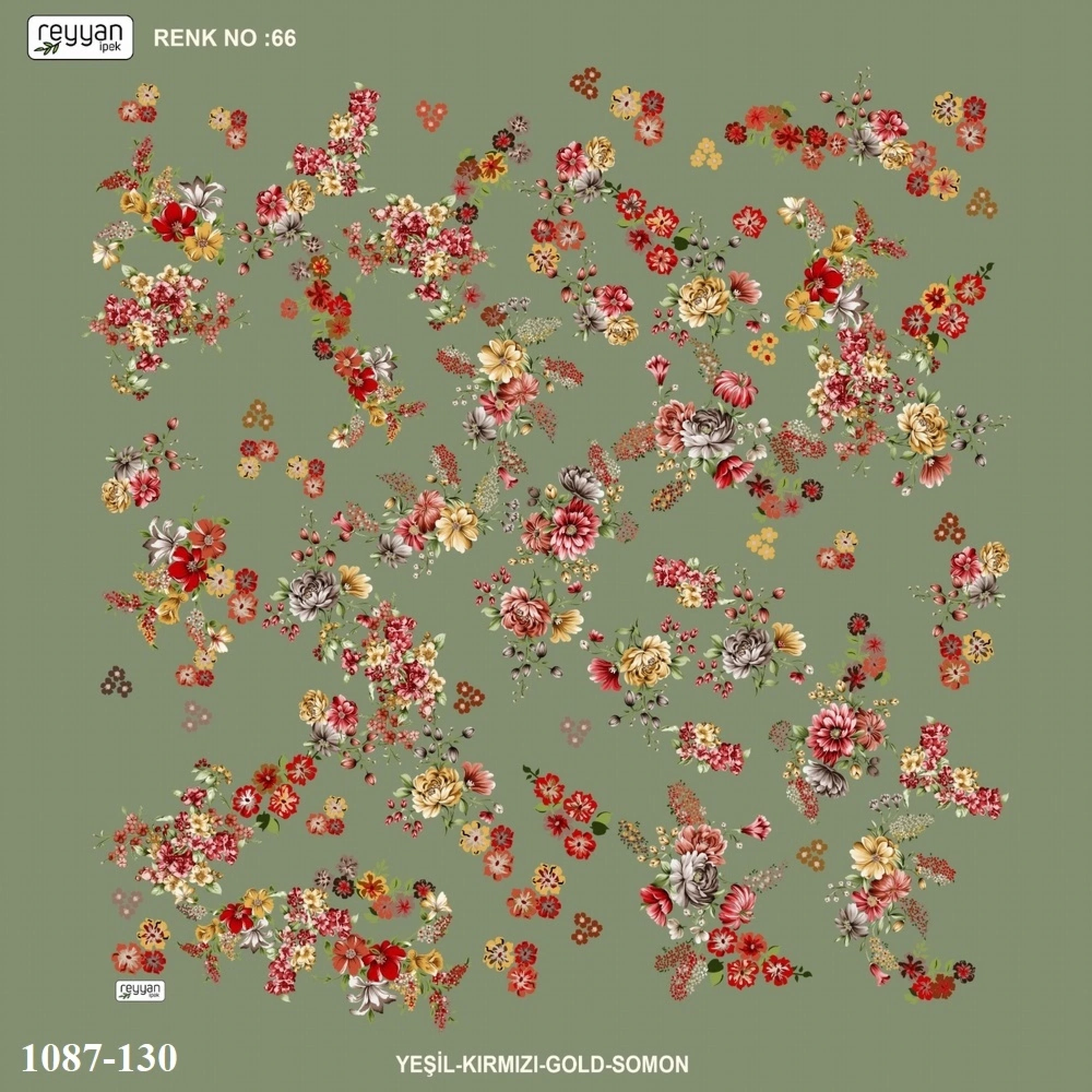 Reyyan İpek Desenli Oyalık Yazma 1087-130