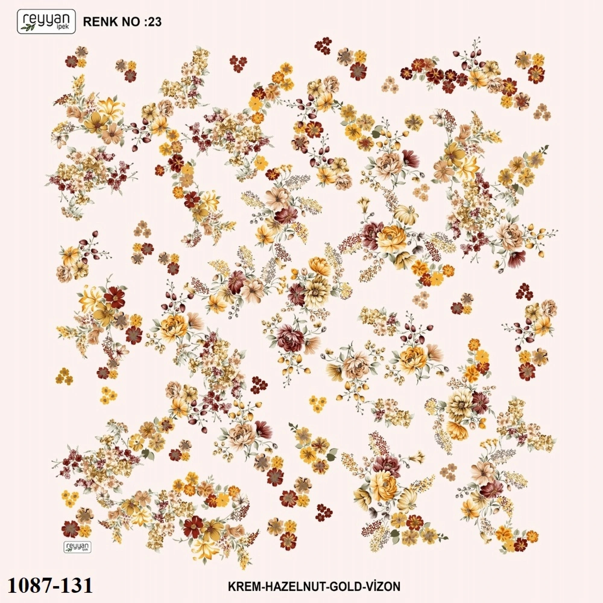 Reyyan İpek Desenli Oyalık Yazma 1087-131