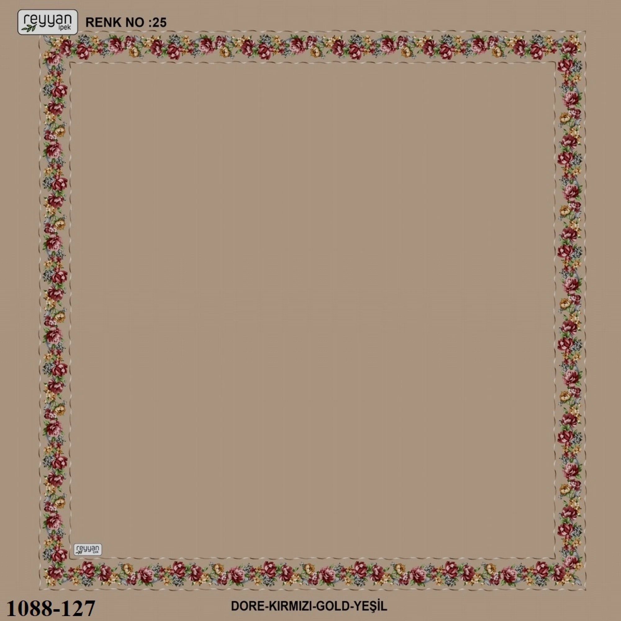 Reyyan İpek İçi Boş Desenli Oyalık Yazma 1088-127